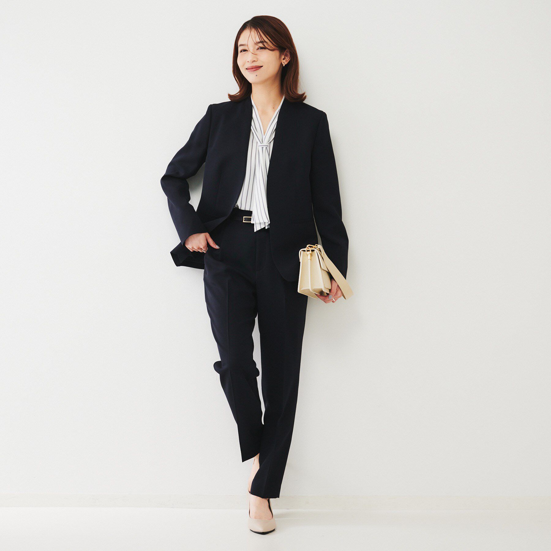 UNTITLED「【通勤スーツ】ライトウェイト テーパードパンツ」|その他|