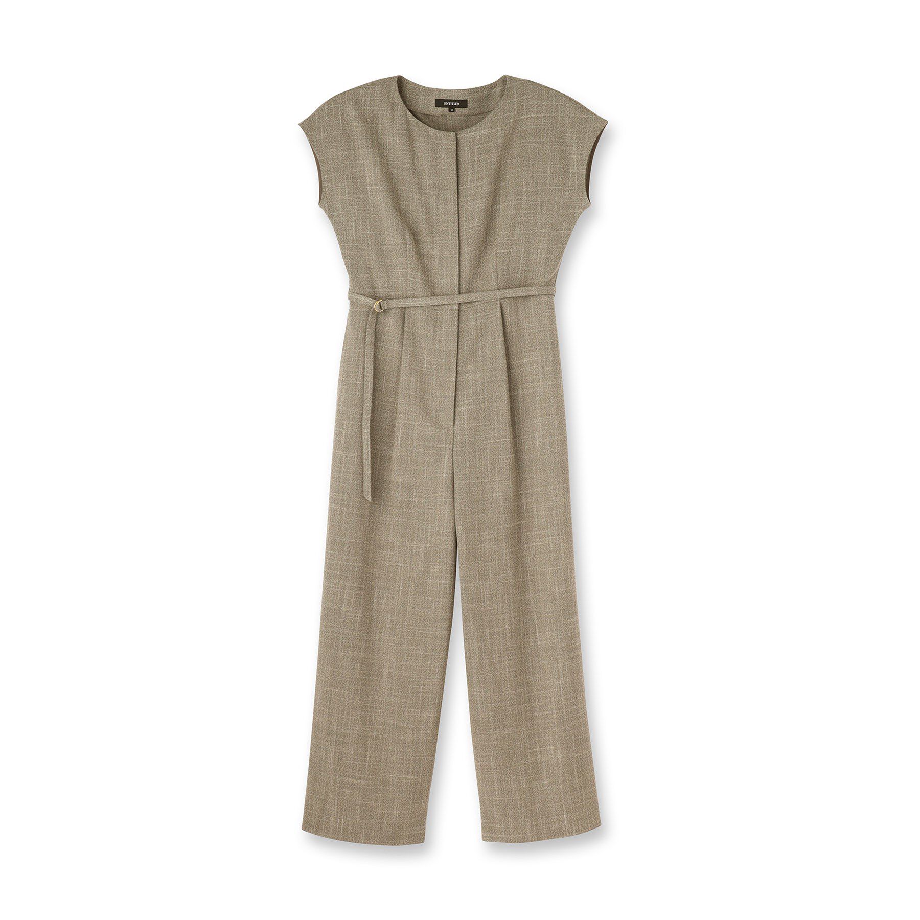 UNTITLED「【接触冷感/オールインワン/洗える】梳毛調合繊コンビネゾン」|オールインワン|