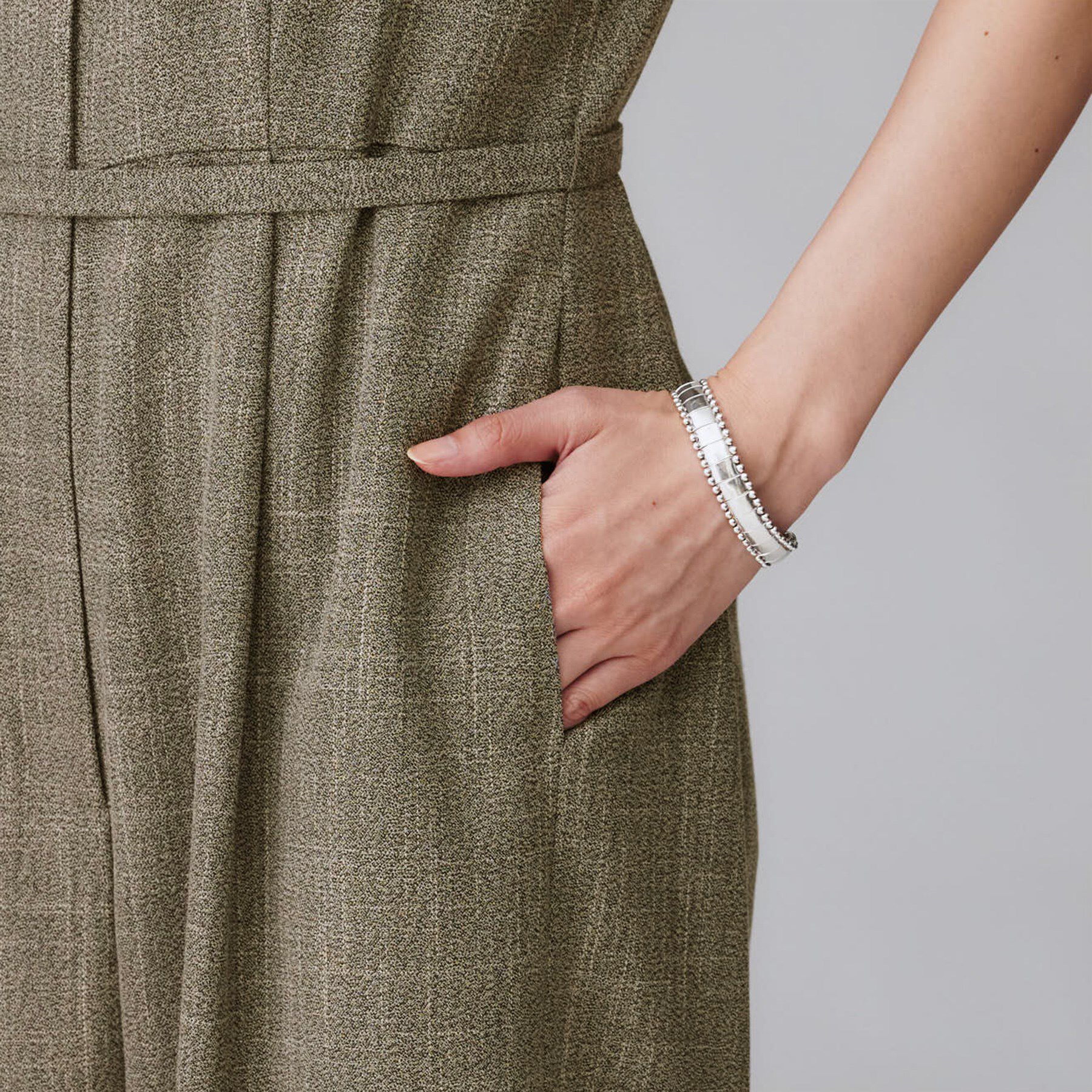 UNTITLED「【接触冷感/オールインワン/洗える】梳毛調合繊コンビネゾン」|オールインワン|