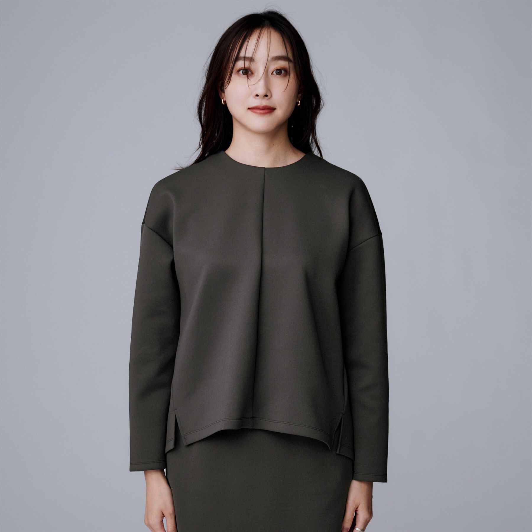 UNTITLED「【セットアップ可/洗える】ダンボールジャージ プルオーバー」|Tシャツ・カットソー|