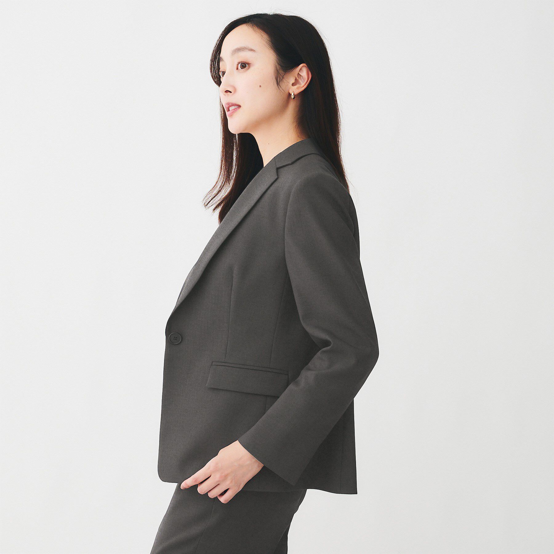 UNTITLED「【洗える/お仕事スーツ】ドライメランジ テーラードジャケット」|テーラードジャケット|