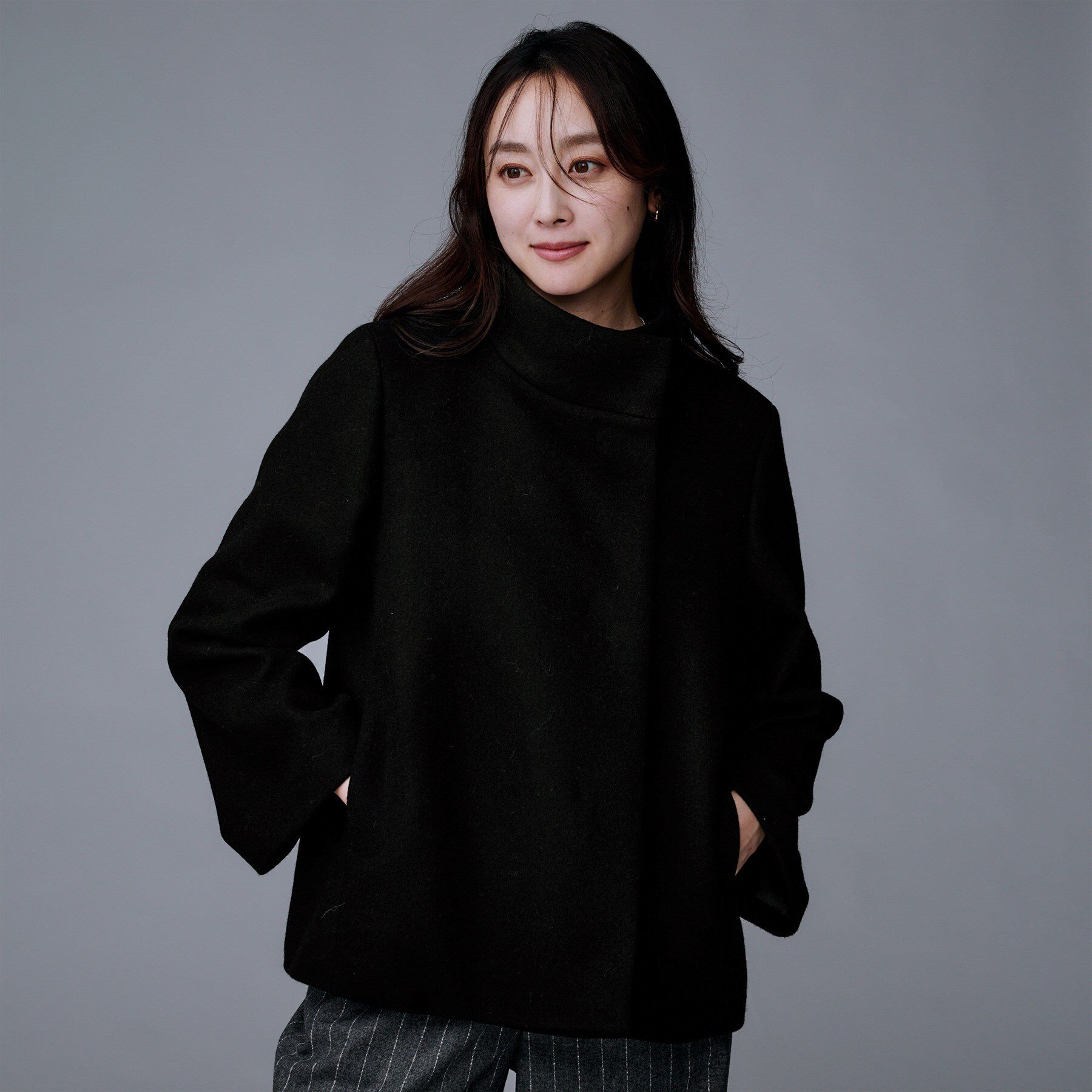 UNTITLED「【着回しが効く／オンオフアウター】ウールショートコート」|その他|