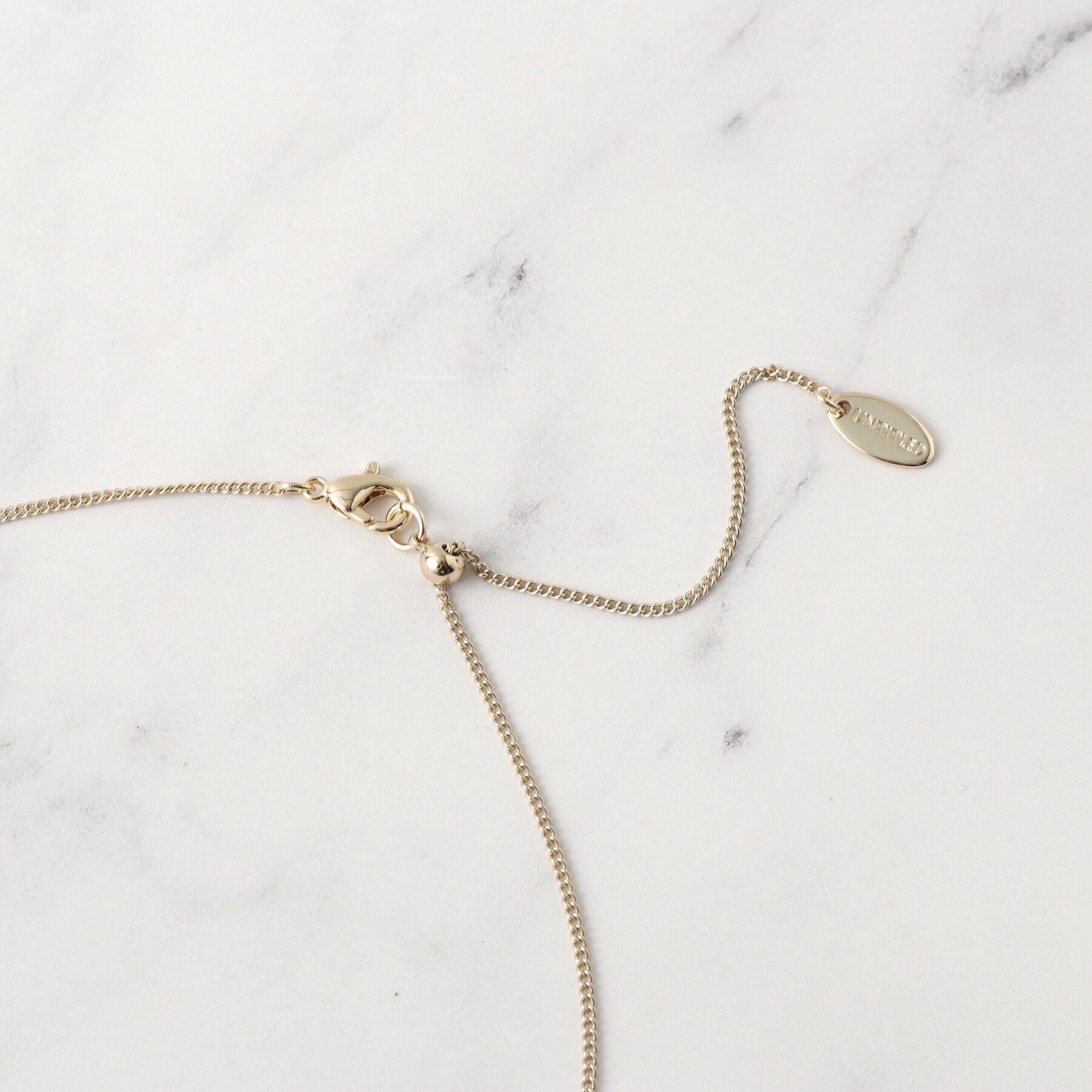 UNTITLED「トリプルワントップペンダント」|ネックレス|