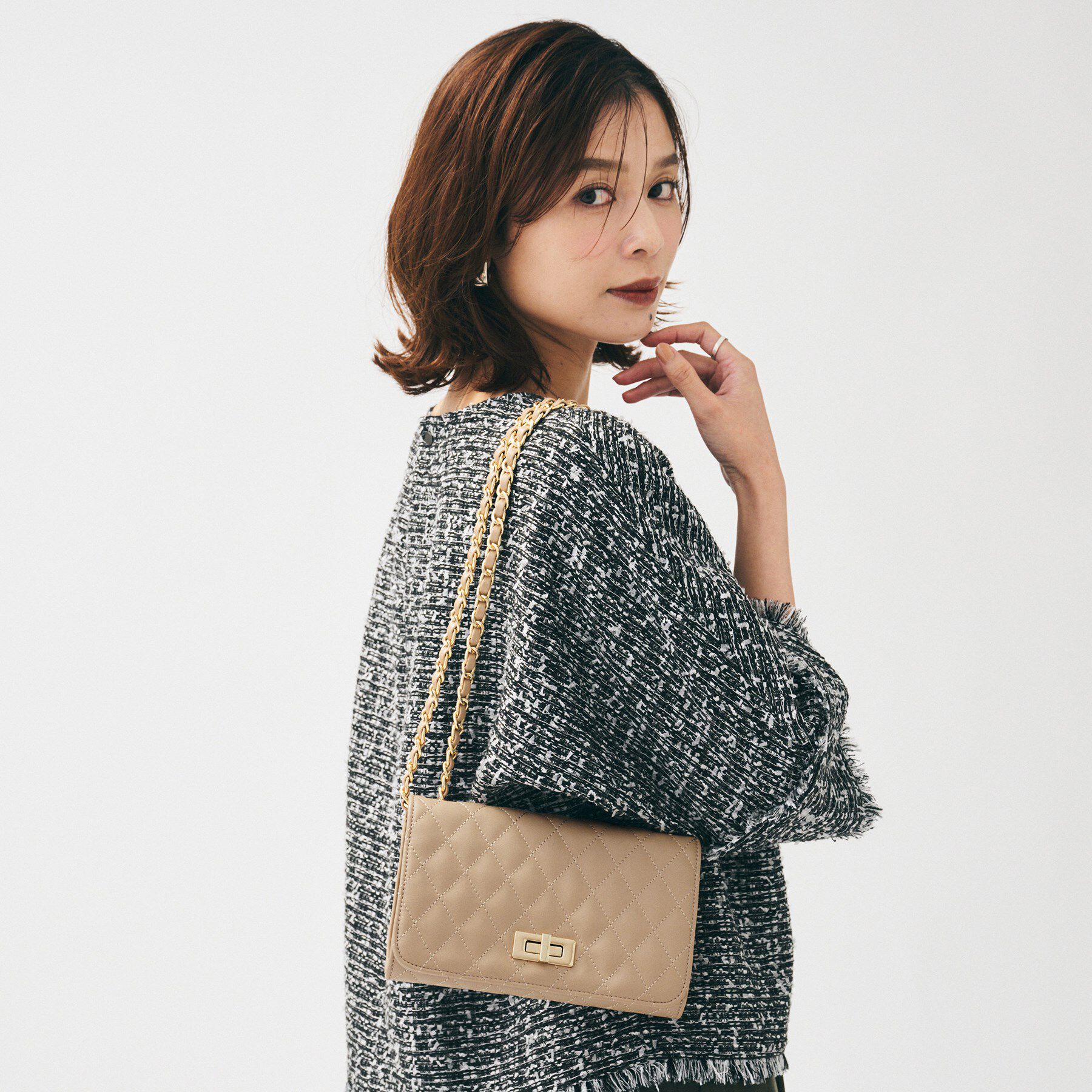 UNTITLED「キルティングチェーンショルダー」|ショルダー・メッセンジャー|