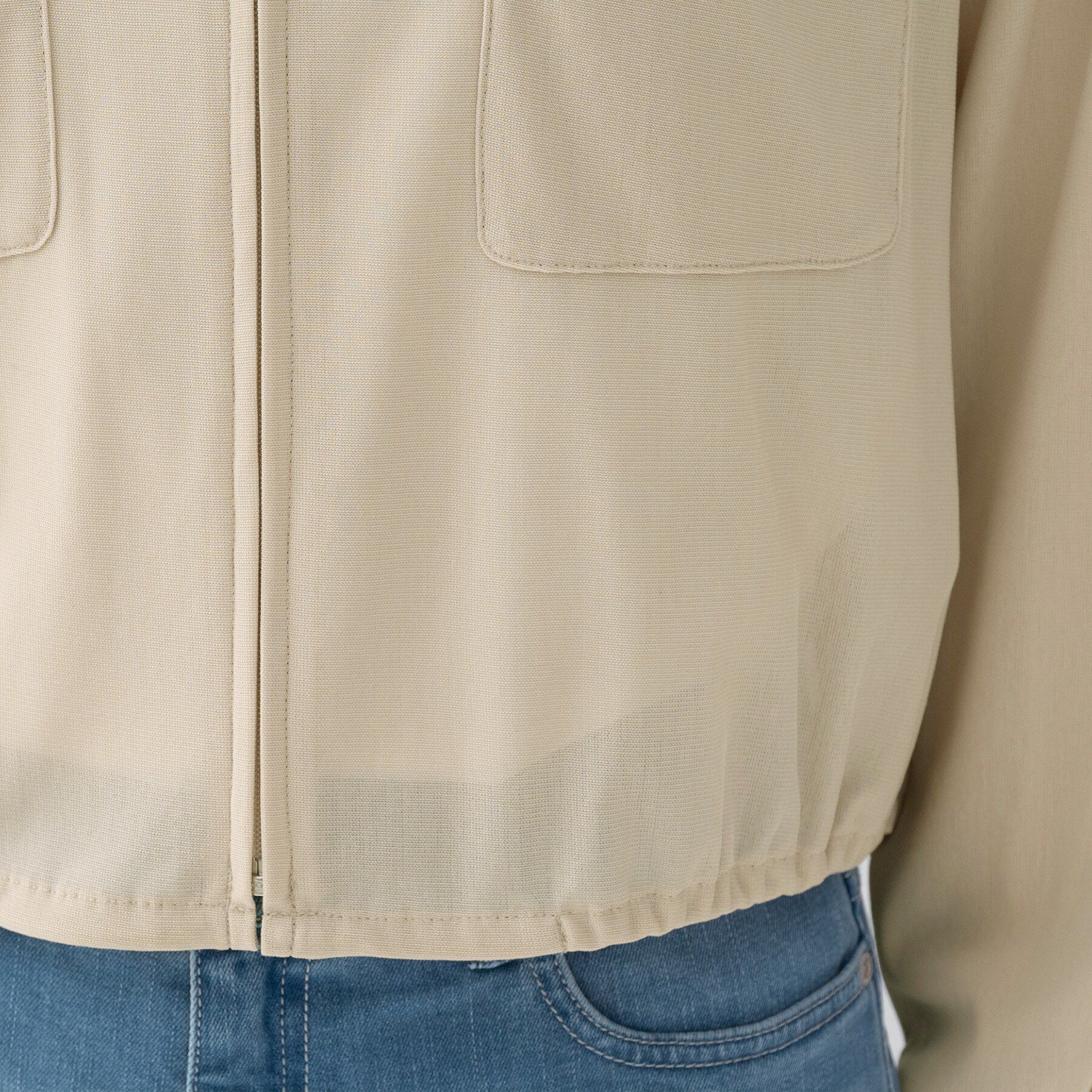 UNTITLED「【古畑星夏さん着用/洗える】シアーブルゾン」|ブルゾン・スタジャン|