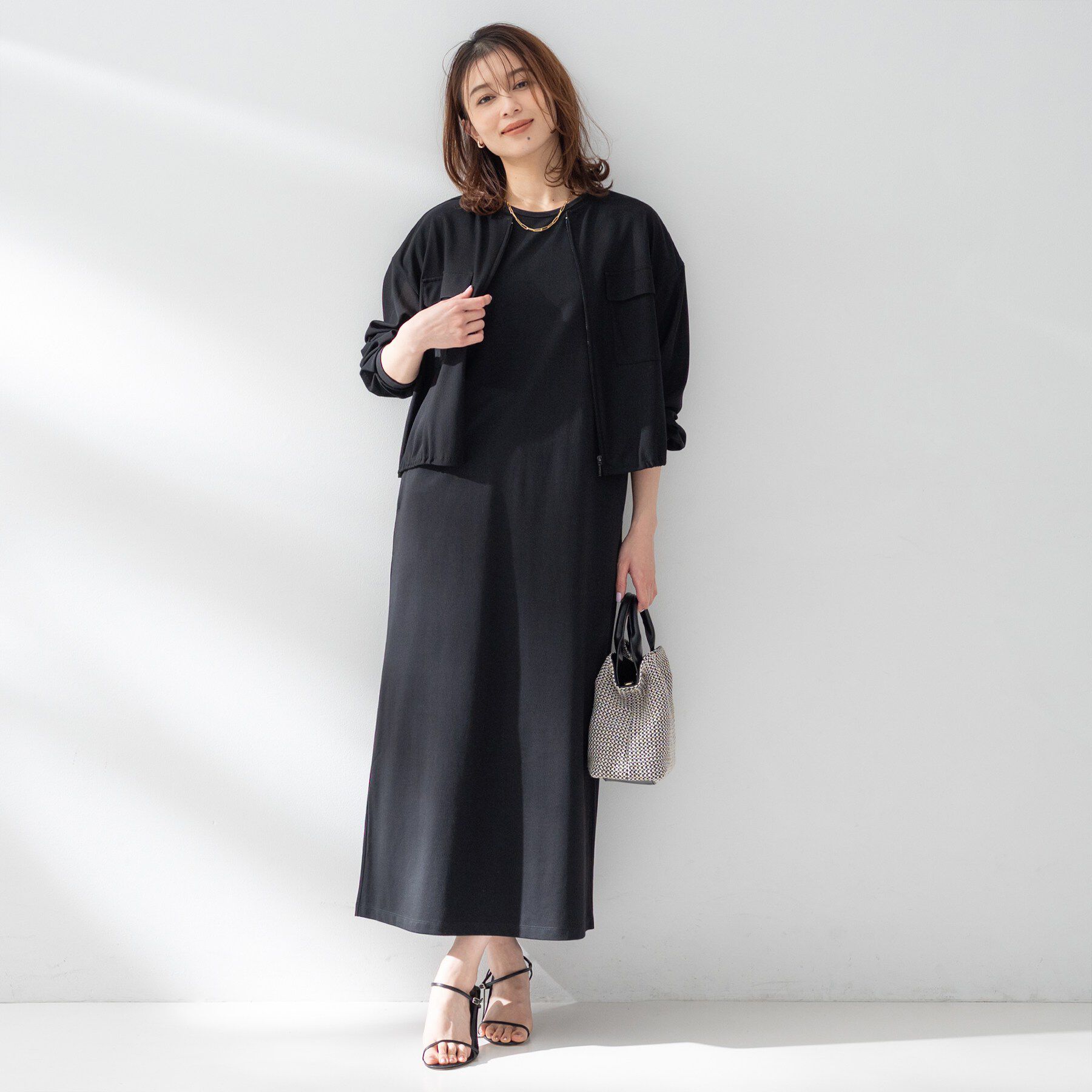 UNTITLED「【古畑星夏さん着用/洗える】シアーブルゾン」|ブルゾン・スタジャン|