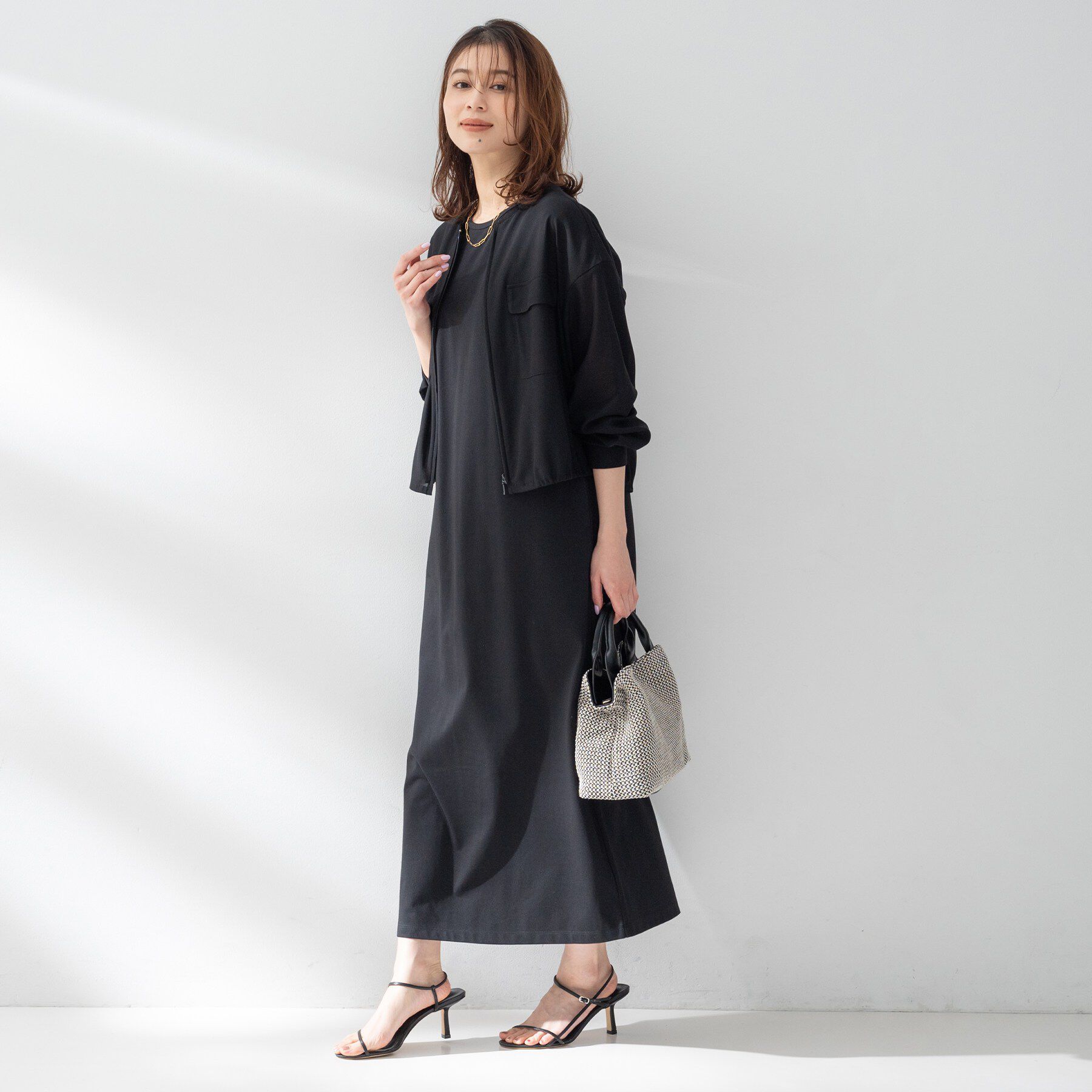 UNTITLED「【古畑星夏さん着用/洗える】シアーブルゾン」|ブルゾン・スタジャン|