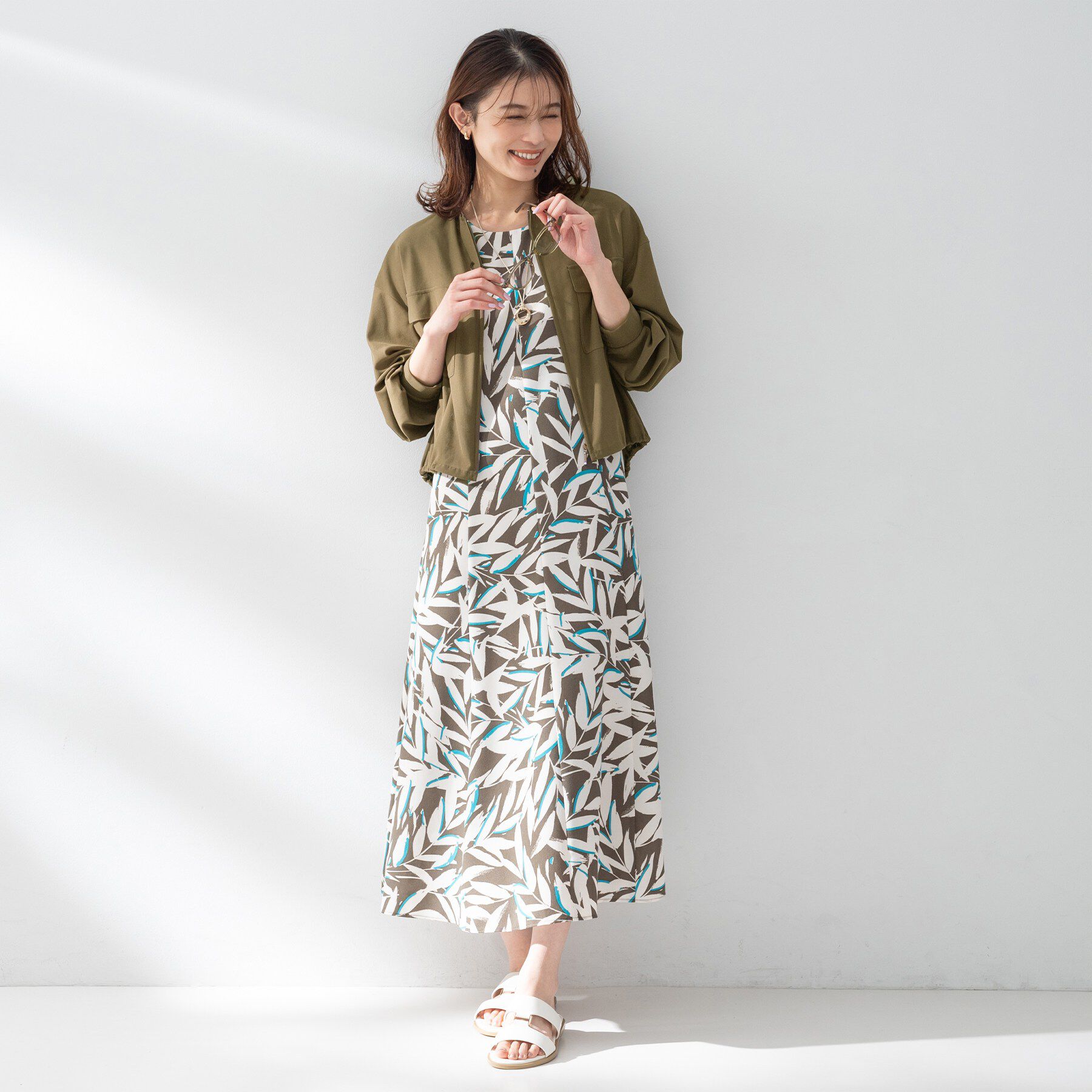 UNTITLED「【古畑星夏さん着用/洗える】シアーブルゾン」|ブルゾン・スタジャン|