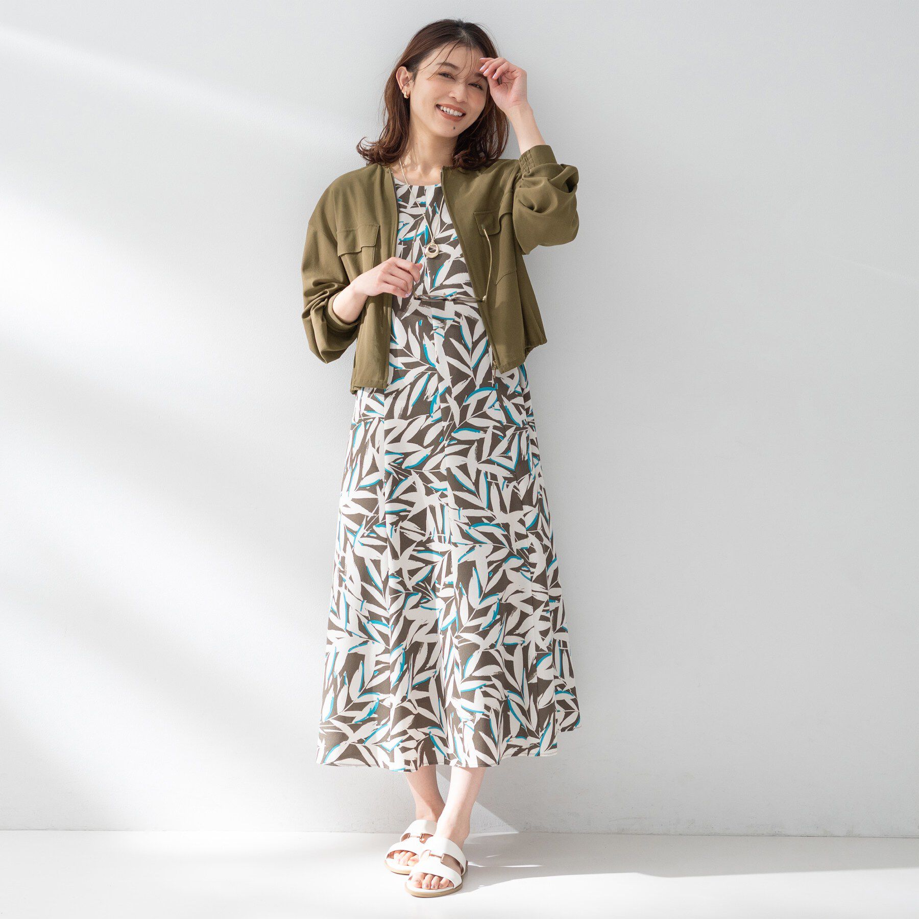 UNTITLED「【古畑星夏さん着用/洗える】シアーブルゾン」|ブルゾン・スタジャン|