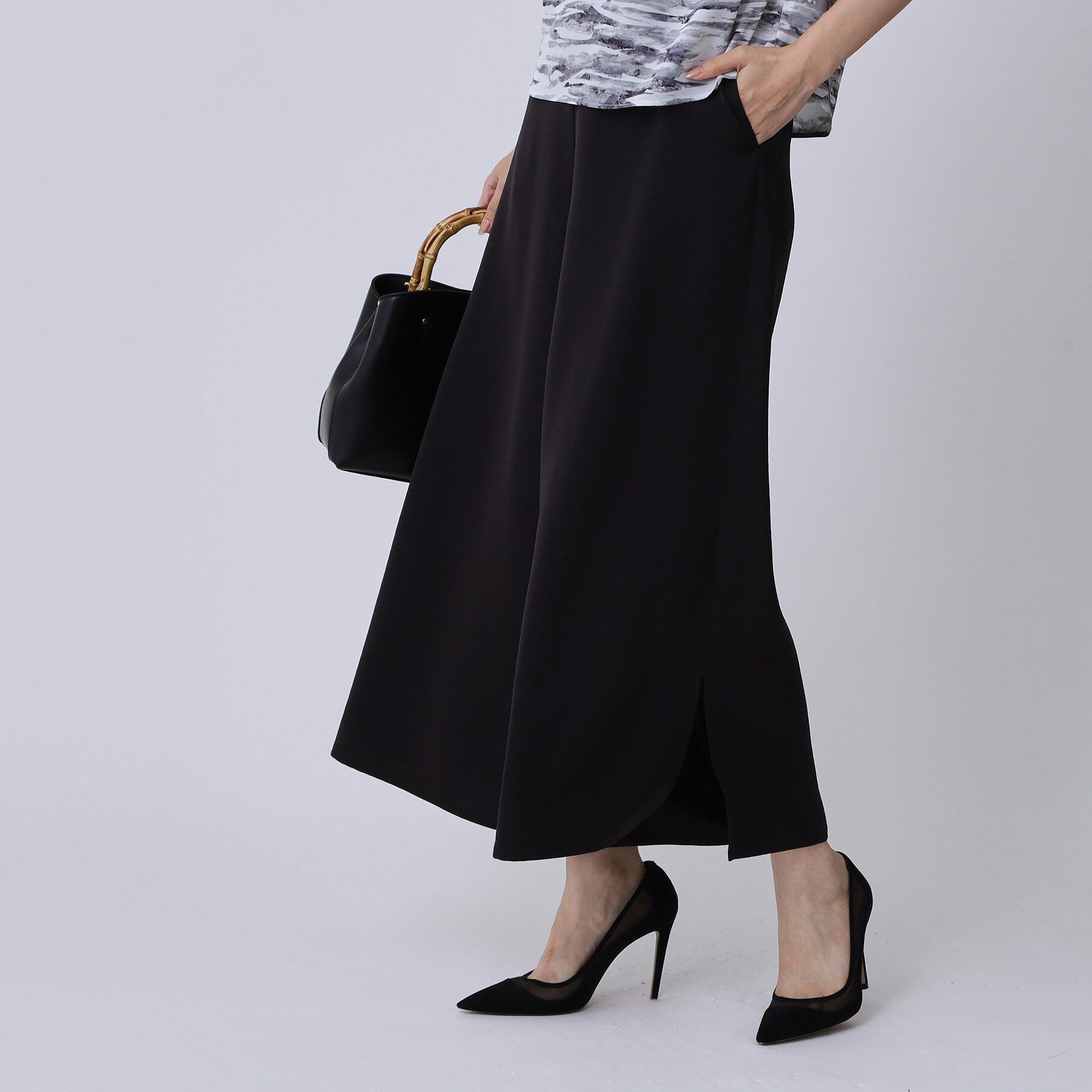 COUP DE CHANCE「【手洗い可／日本製】サイドスリット入りワイドパンツ」|その他|