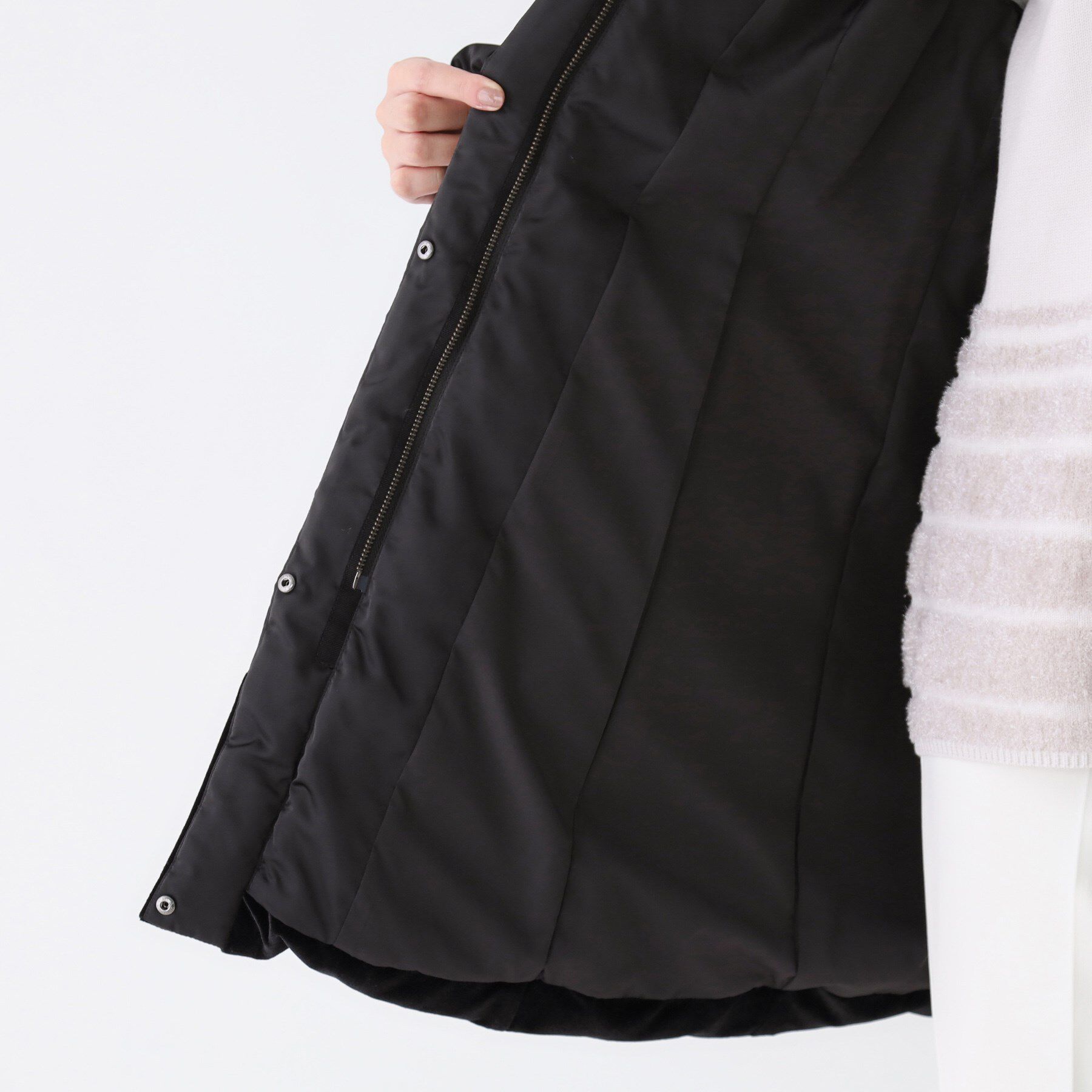 COUP DE CHANCE「【ミディ丈】ベルト付ダウンコート」|ダウン|