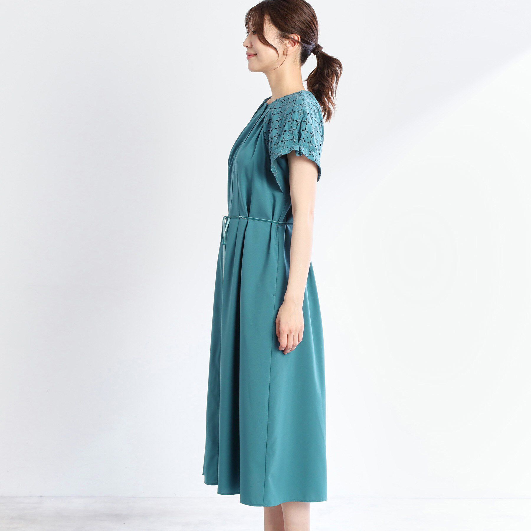 Reflect「カットワークレーススリーブワンピース」|ワンピース|