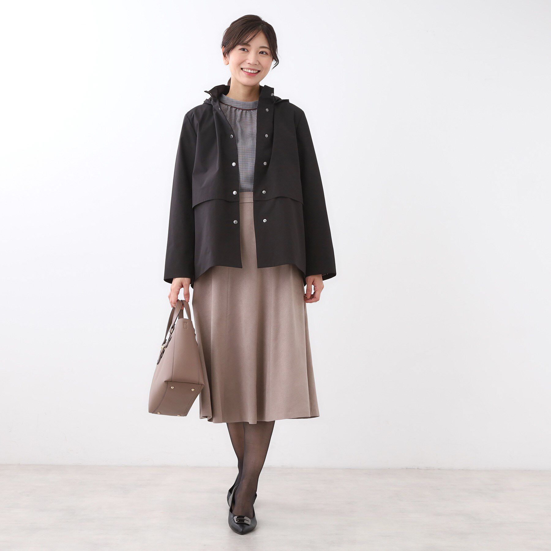 Reflect「【すっきり見え／フード取り外し可／通勤におすすめ◎】ライティアウター」|ブルゾン・スタジャン|