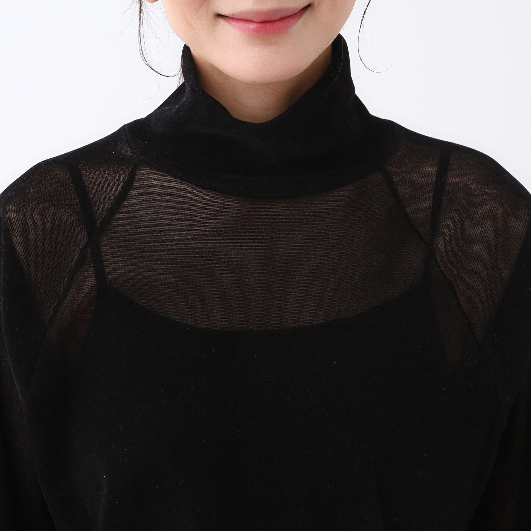 Reflect「【レイヤードスタイルのインナーに◎】タートル&times;ラグランスリーブプルオーバー」|Tシャツ・カットソー|