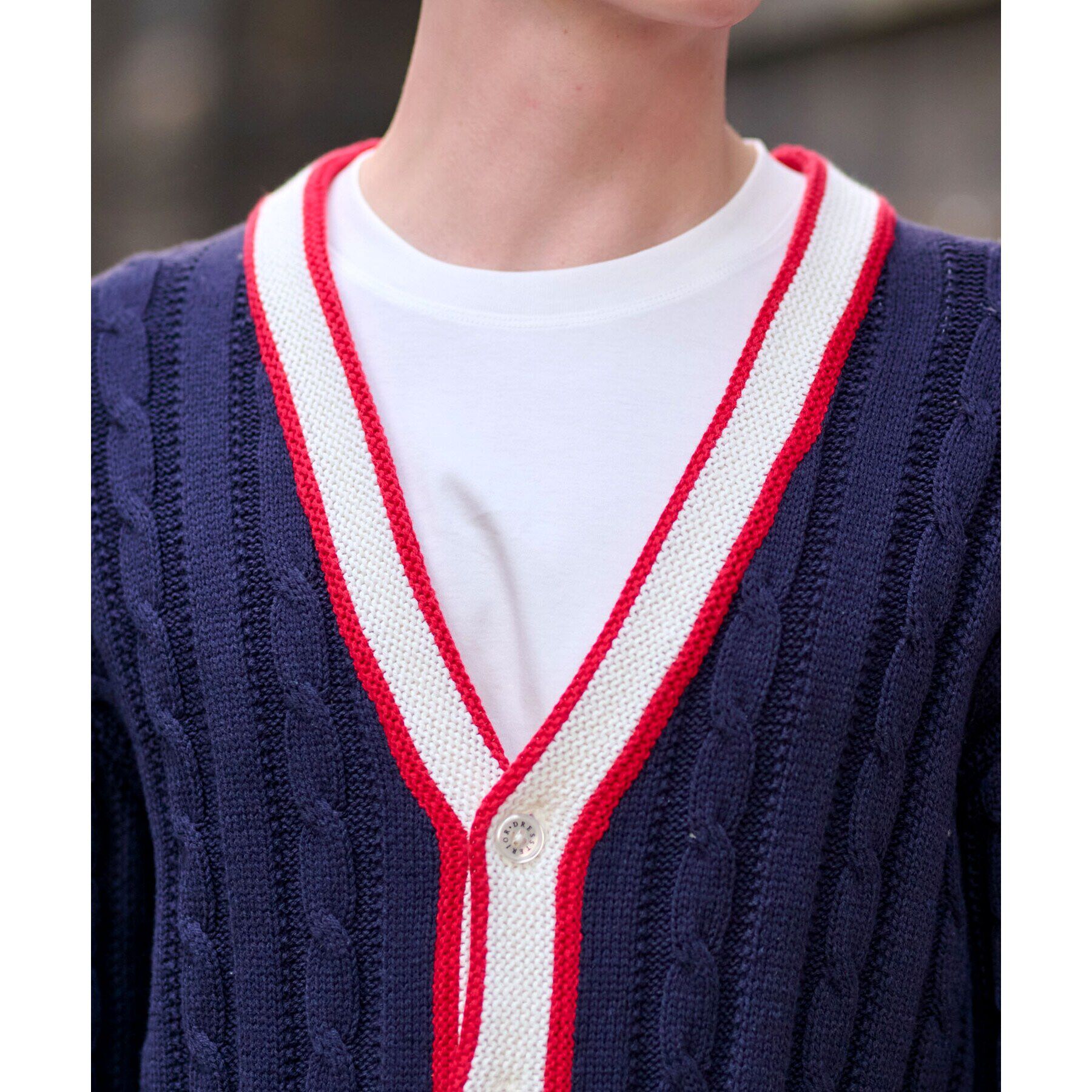 DRESSTERIOR「スプリングチルデン ニットロンドンカーディガン」|カーディガン|