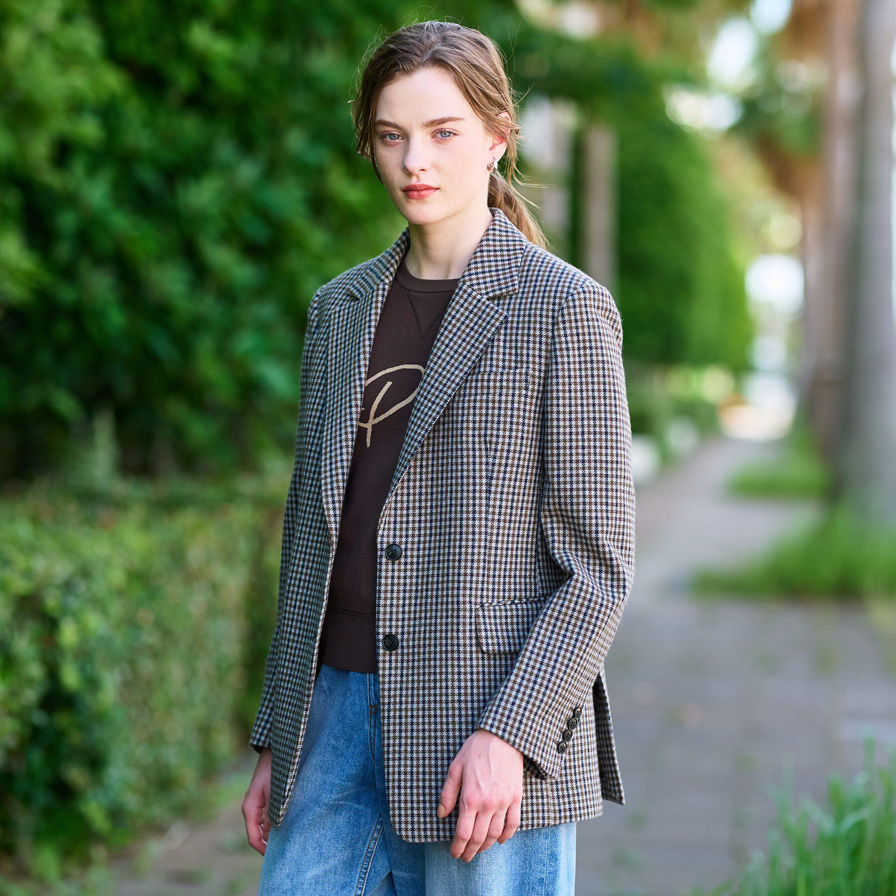 DRESSTERIOR「【きれいめカジュアル/オンオフ】ガンクラブチェックジャケット」|テーラードジャケット|