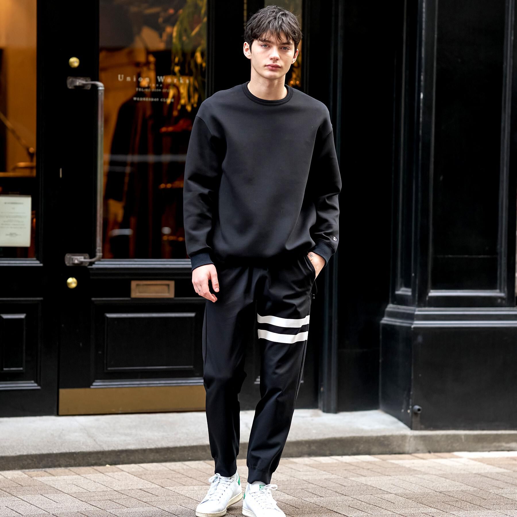 DRESSTERIOR「ストレッチ ダンボールプルオーバー」|Tシャツ・カットソー|