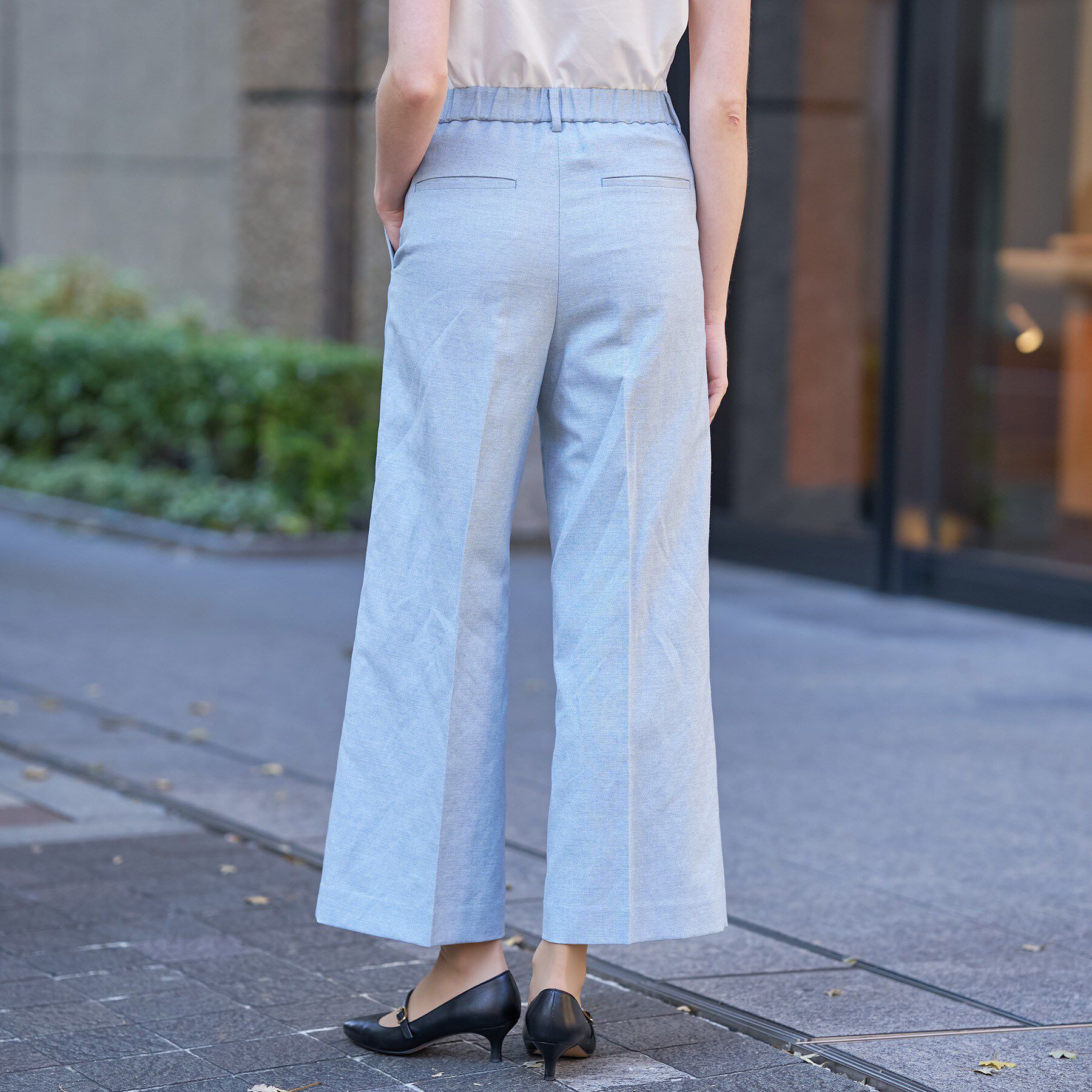 DRESSTERIOR「【セットアップ可/ウォッシャブル】リネンブレンドワイドパンツ」|その他|