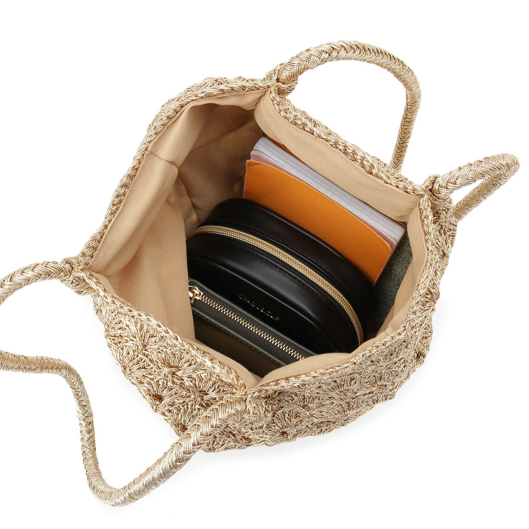 DRESSTERIOR「メタリック クロッシェ バッグ」|トートバッグ|