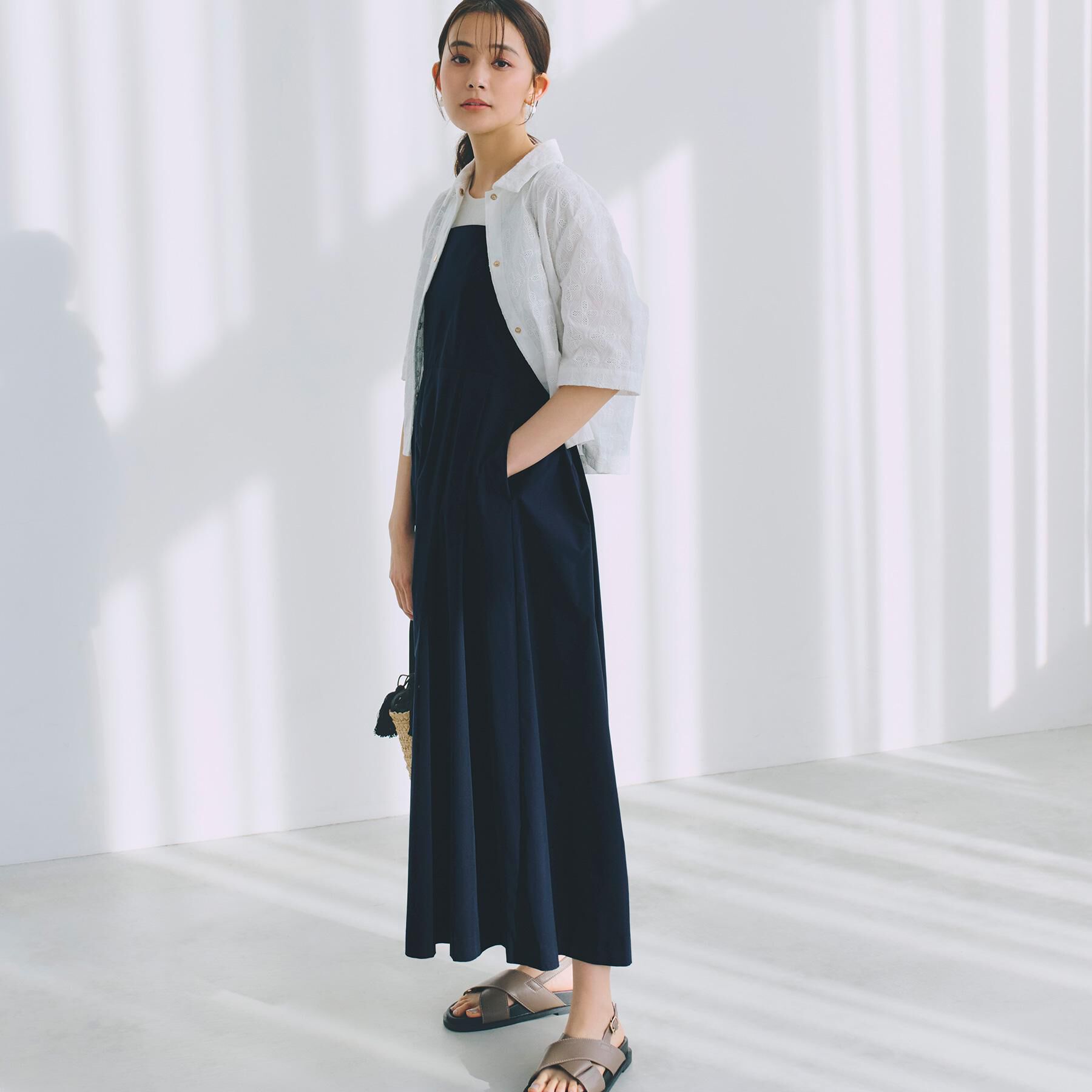 grove「刺繍レースショートジャケット」|テーラードジャケット|