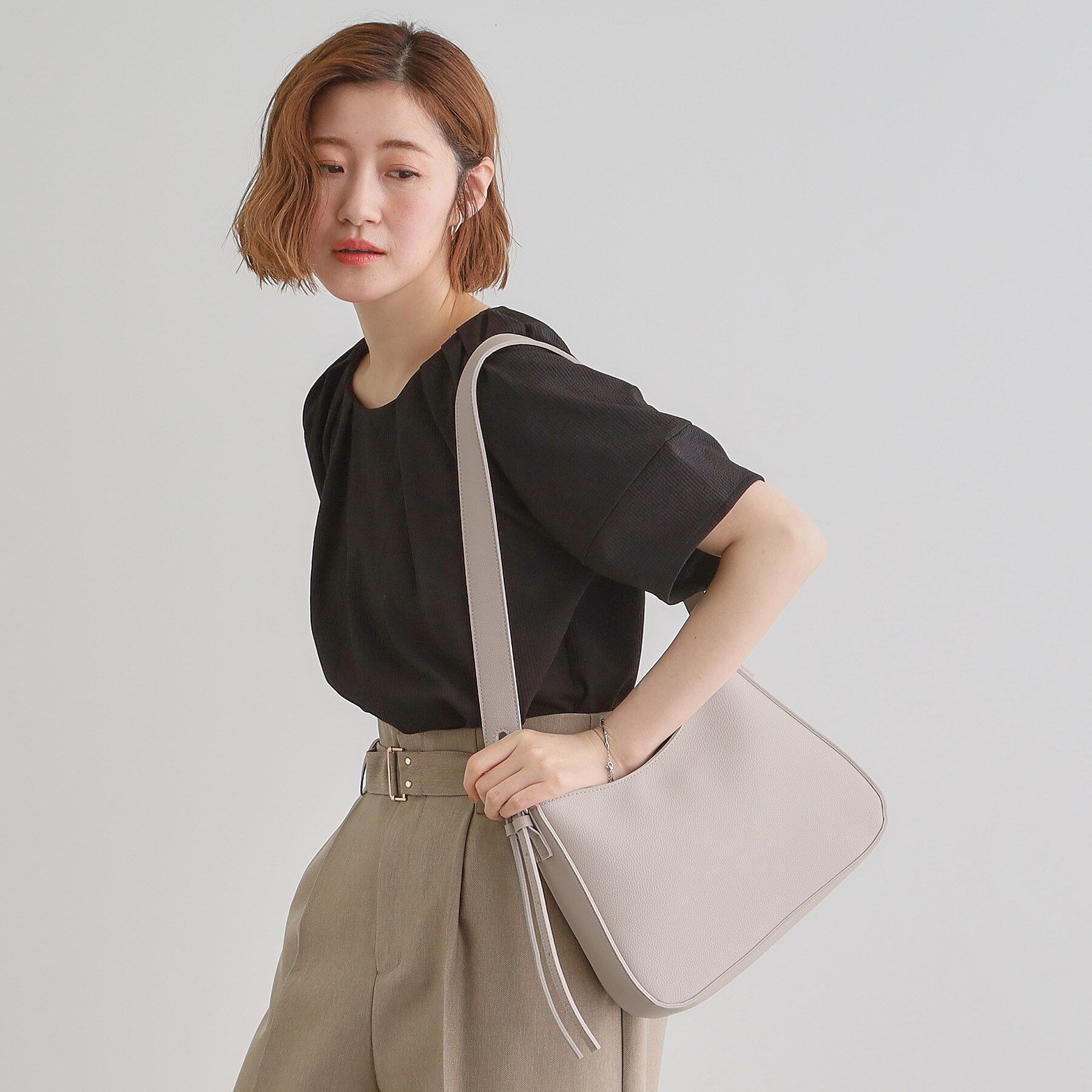 grove「ダブルバックルラウンドワイドショルダー」|ショルダー・メッセンジャー|