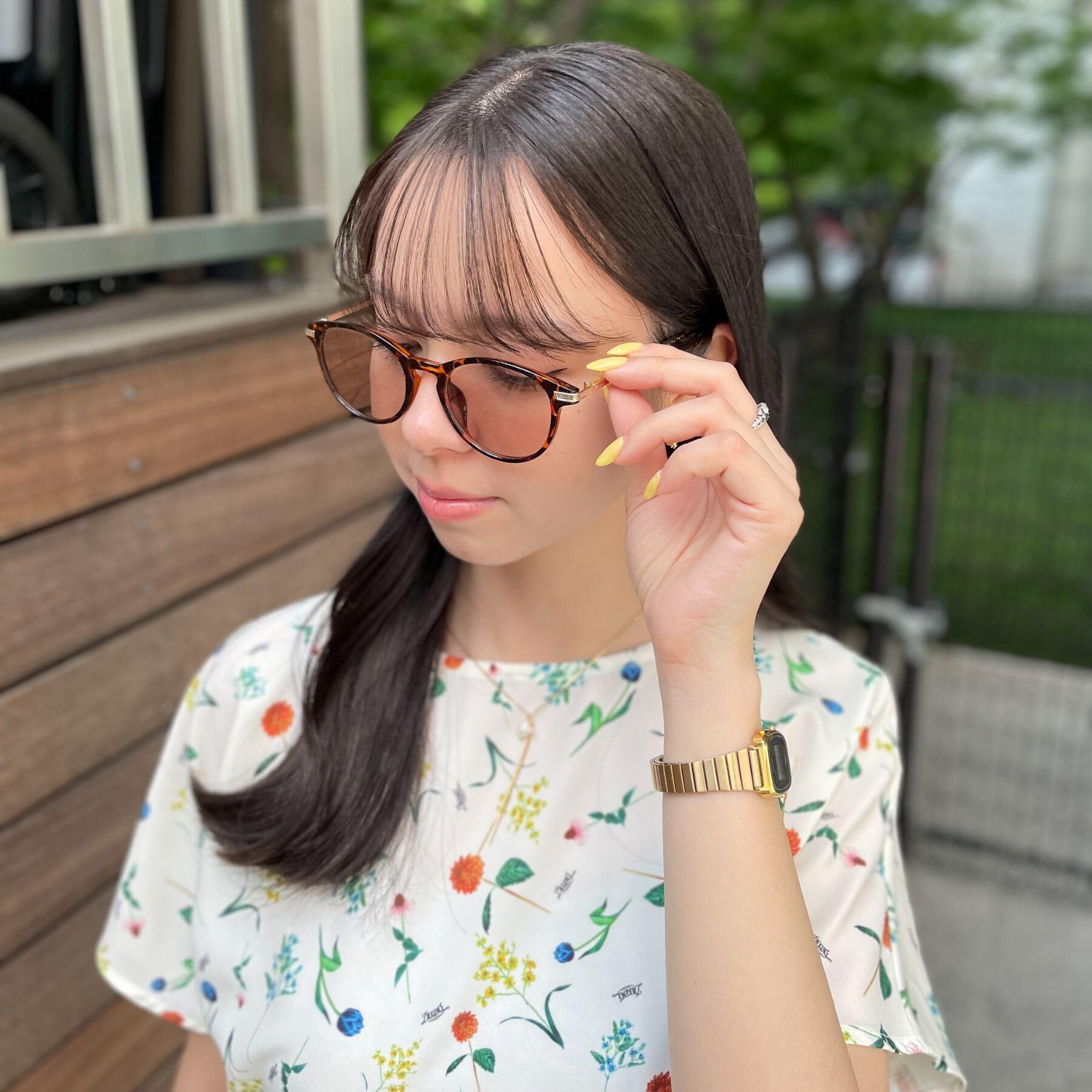 grove「【調光】メタルコンビサングラス」|メガネ|