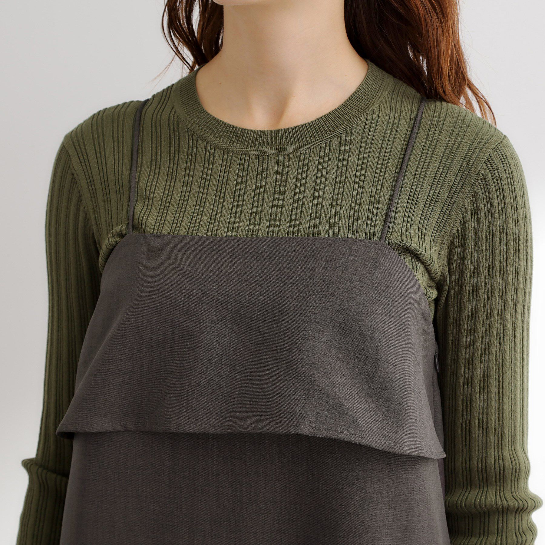 grove「【カセット服】洗えるAラインキャミワンピース」|ワンピース|