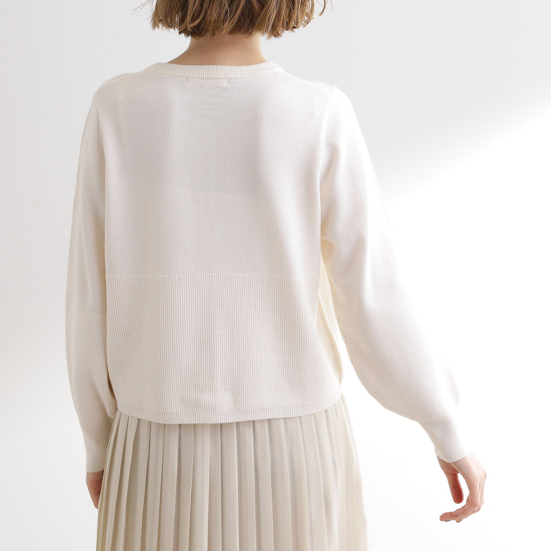 grove「【毛玉軽減／洗える】編地切替カーディガン」|カーディガン|