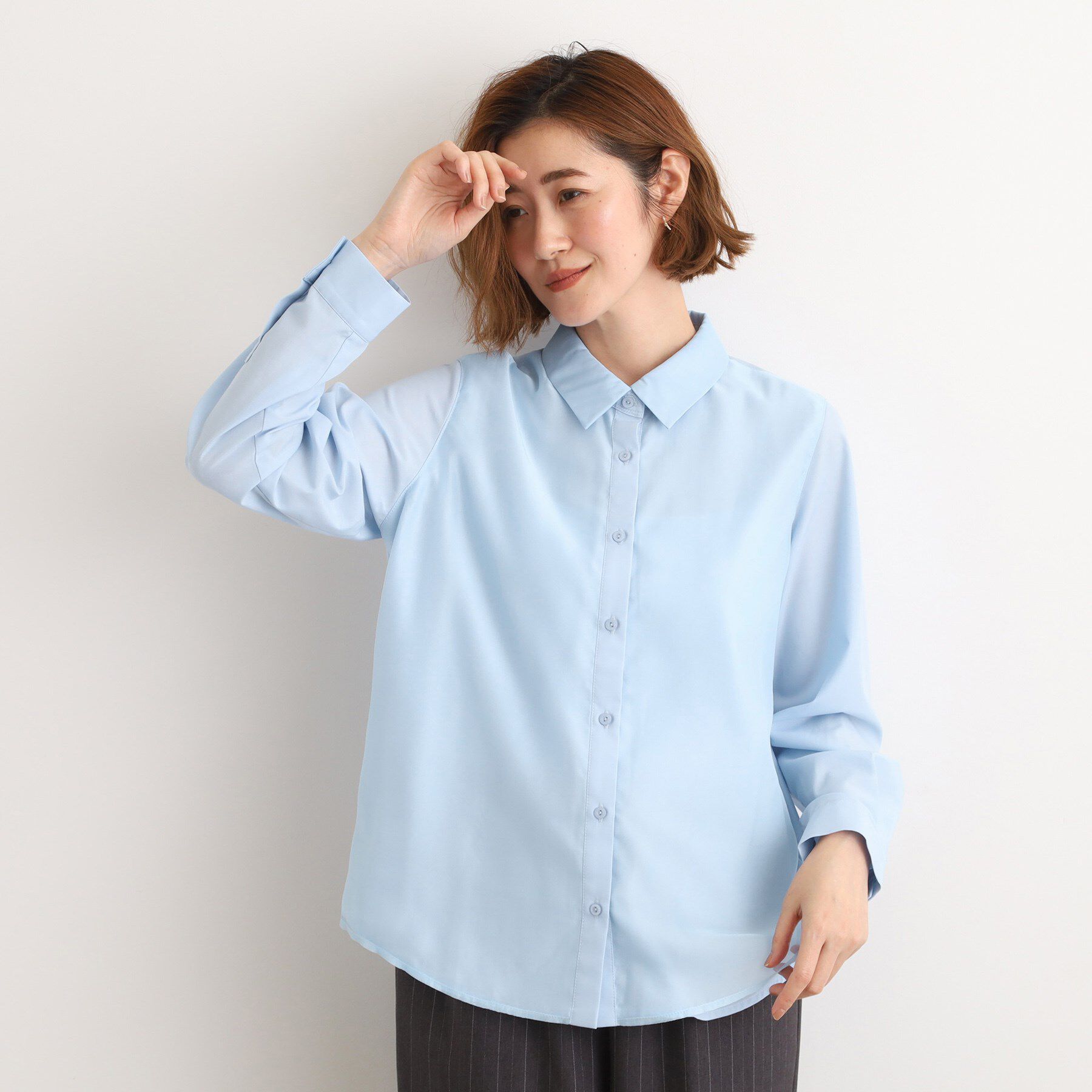 grove「オーガンジーレイヤードシャツ」|シャツ・ブラウス|