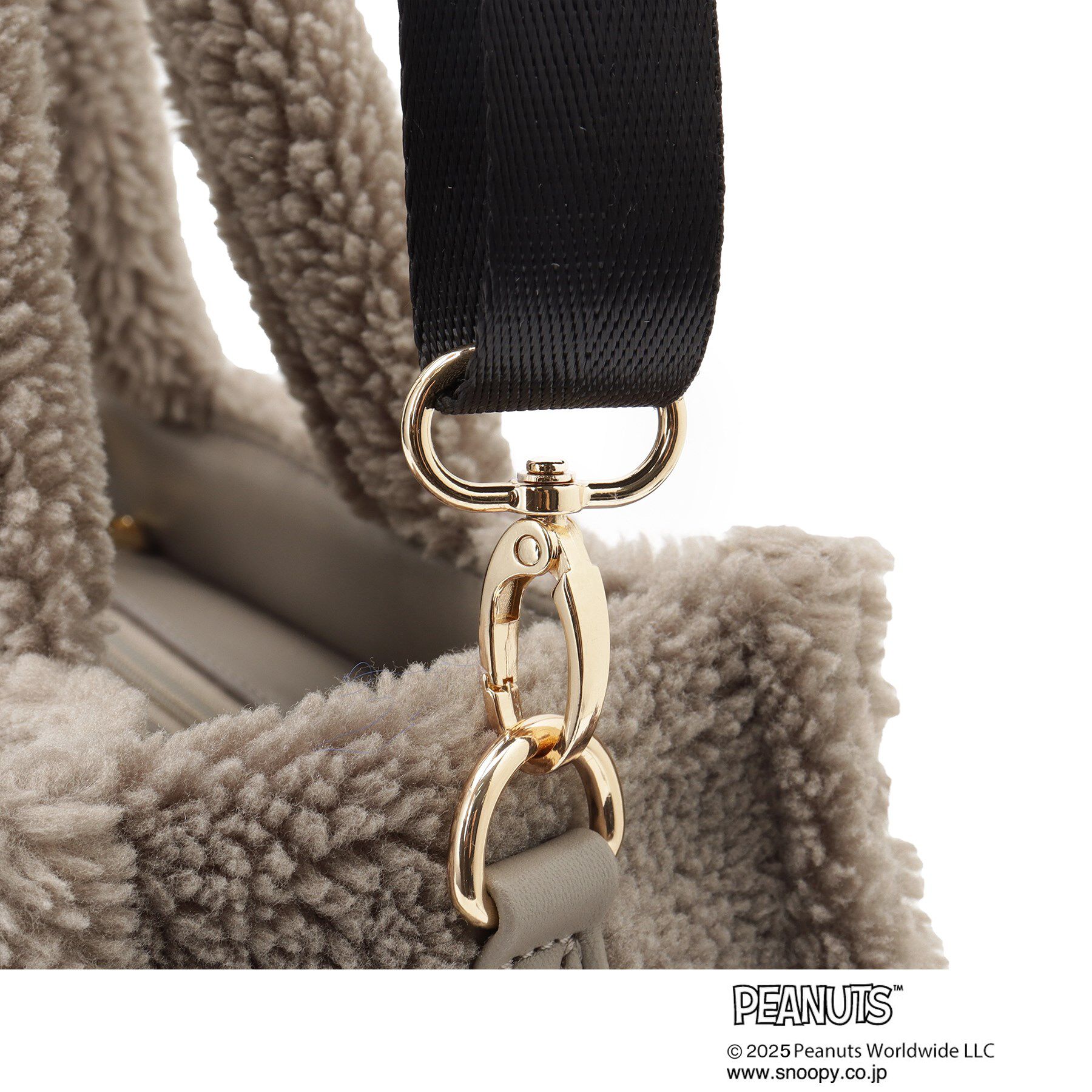 grove「【PEANUTS】ボアスクエア2WAYトート」|トートバッグ|