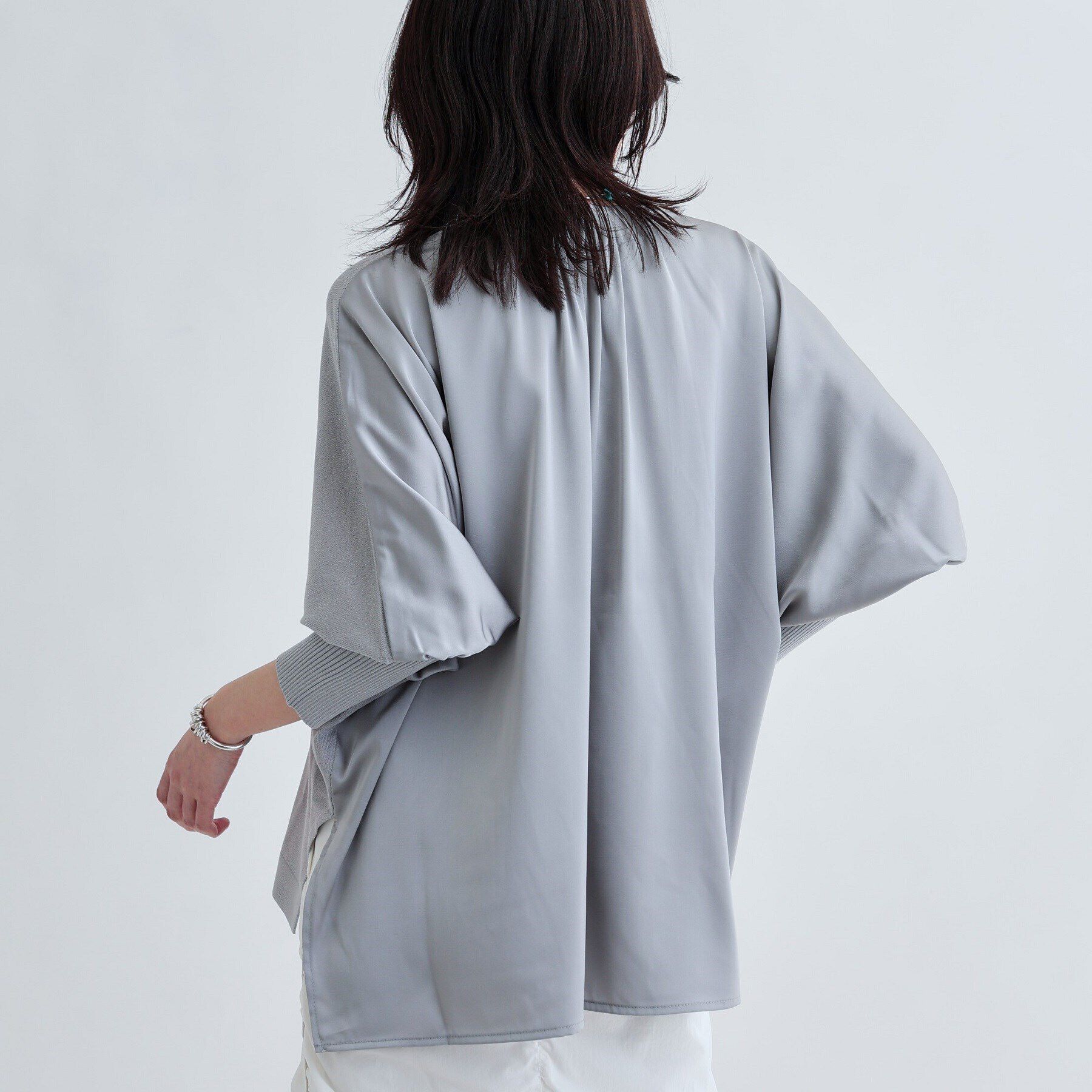 GALLEST「サテンバックドルマンニット」|ニット・セーター|