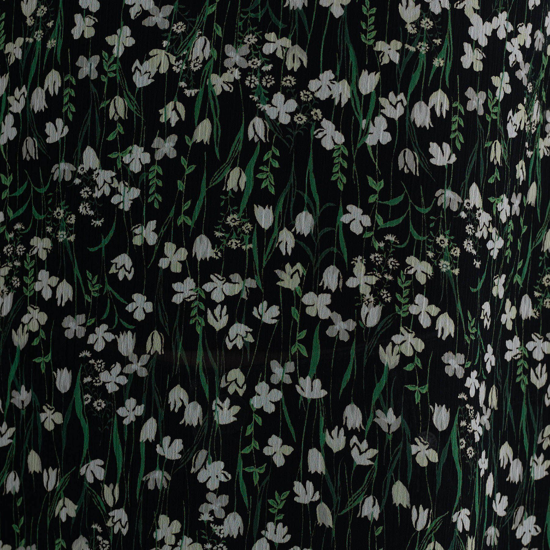 INDIVI「【秋映え柄/セットアップ可能】フラワーシフォンブラウス」|シャツ・ブラウス|