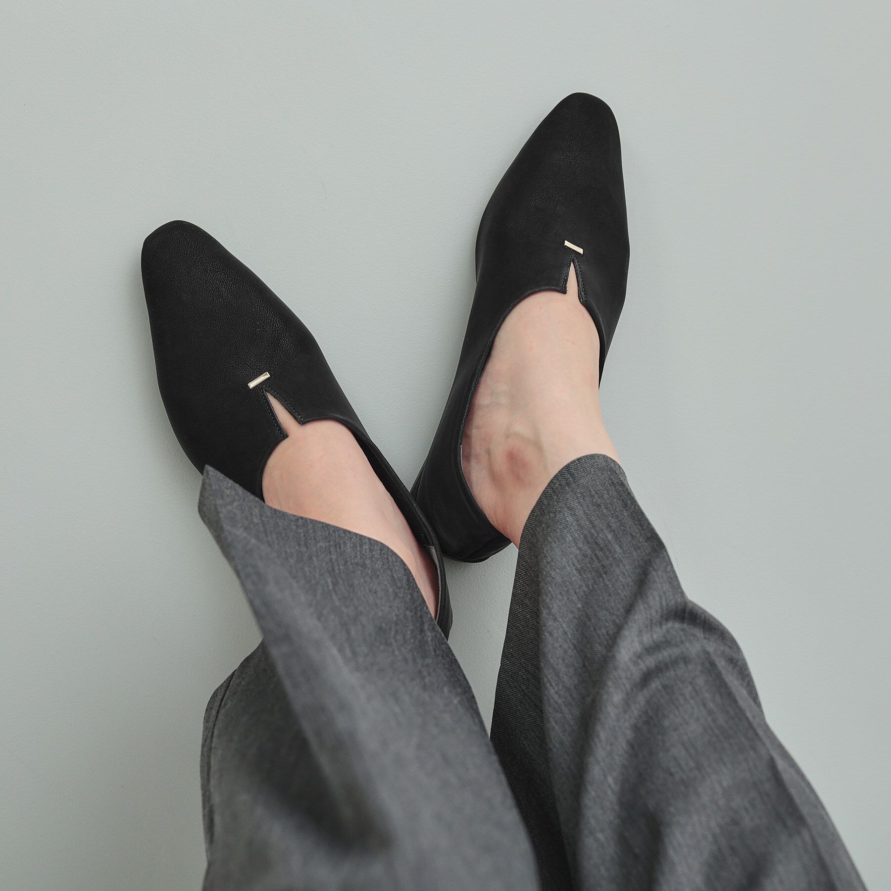 INDIVI「スリットデザイン パンプス」|パンプス|