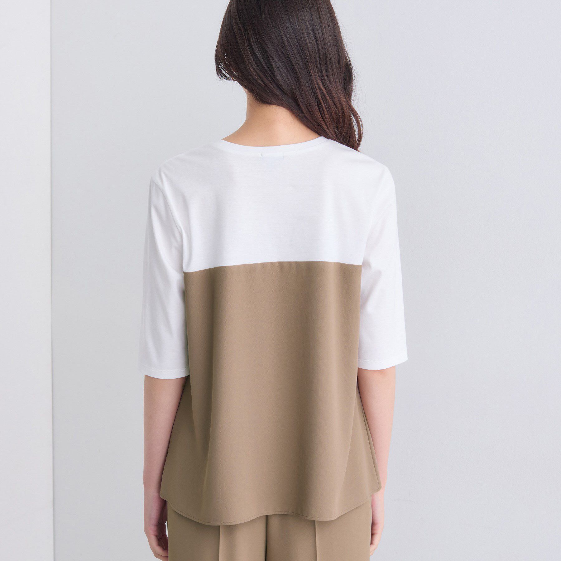 INDIVI「【セットアップ可能】ビスチェレイヤード風トップス」|Tシャツ・カットソー|