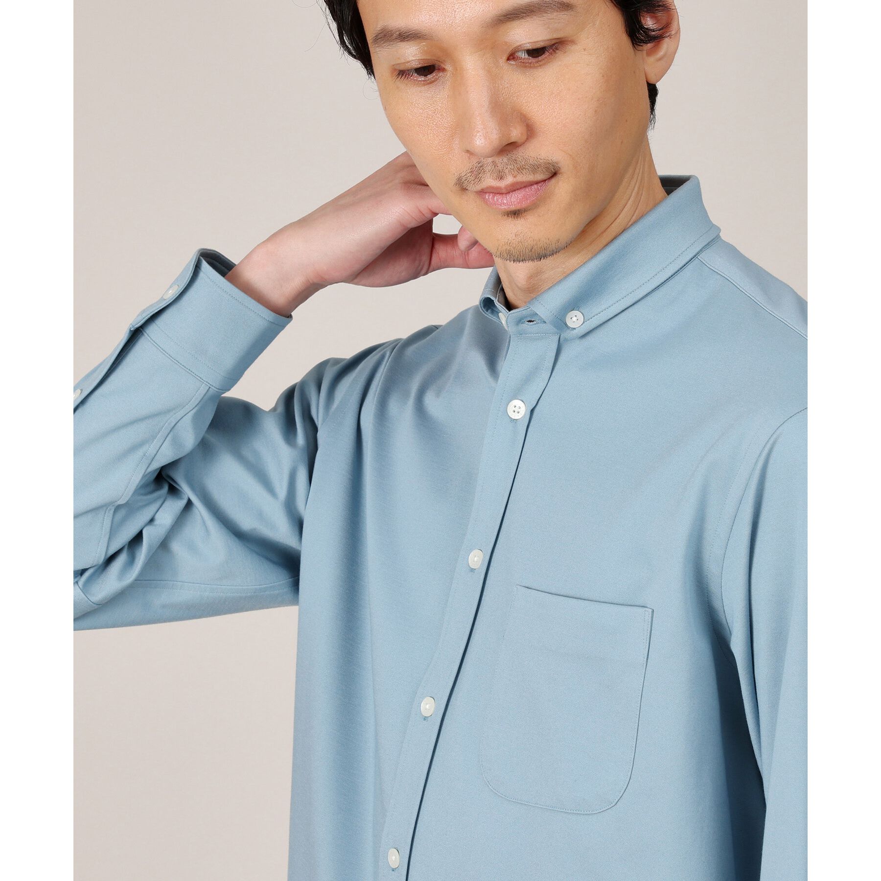 TAKEO KIKUCHI「【ONOFF兼用】モクロディ－ ボタンダウンシャツ」|シャツ・ブラウス|