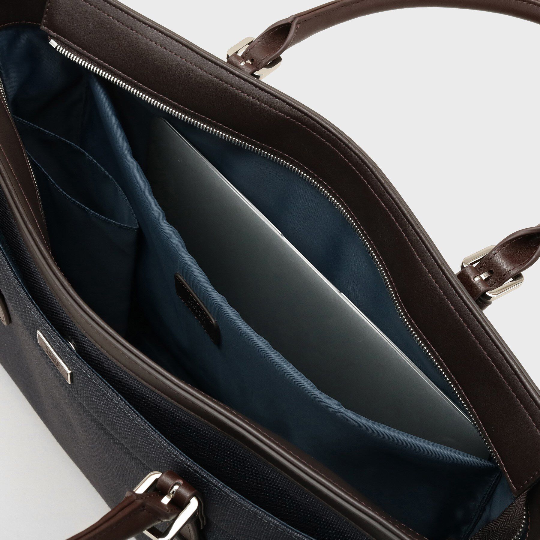 TAKEO KIKUCHI「メランジピンヘッド ブリーフトート」|ビジネスバッグ|