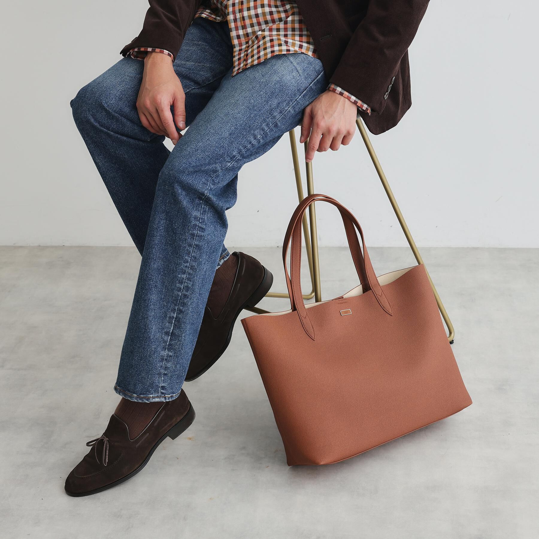 TAKEO KIKUCHI「PUボンディングトートバッグ」|トートバッグ|