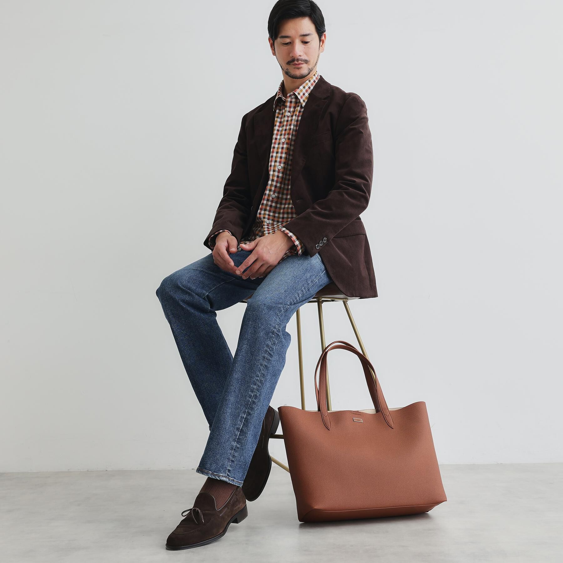 TAKEO KIKUCHI「PUボンディングトートバッグ」|トートバッグ|