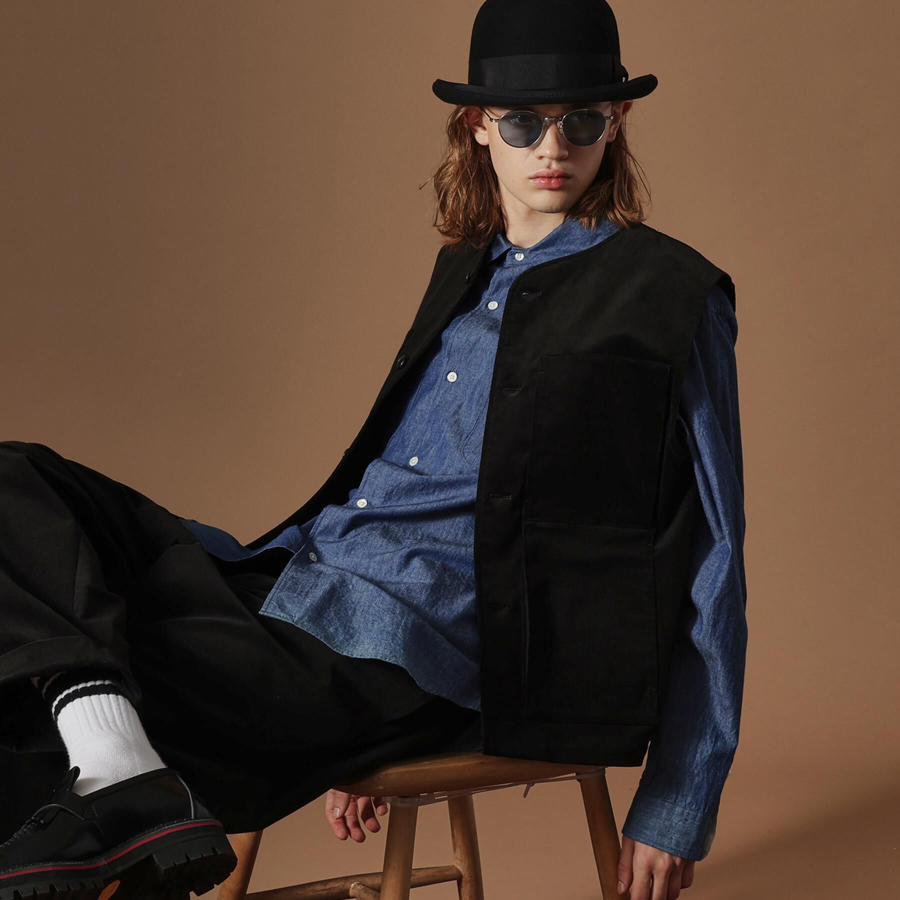 40CARATS&525「【Sサイズ～】コーデュロイ4パッチポケットヴェスト」|ベスト・ジレ|