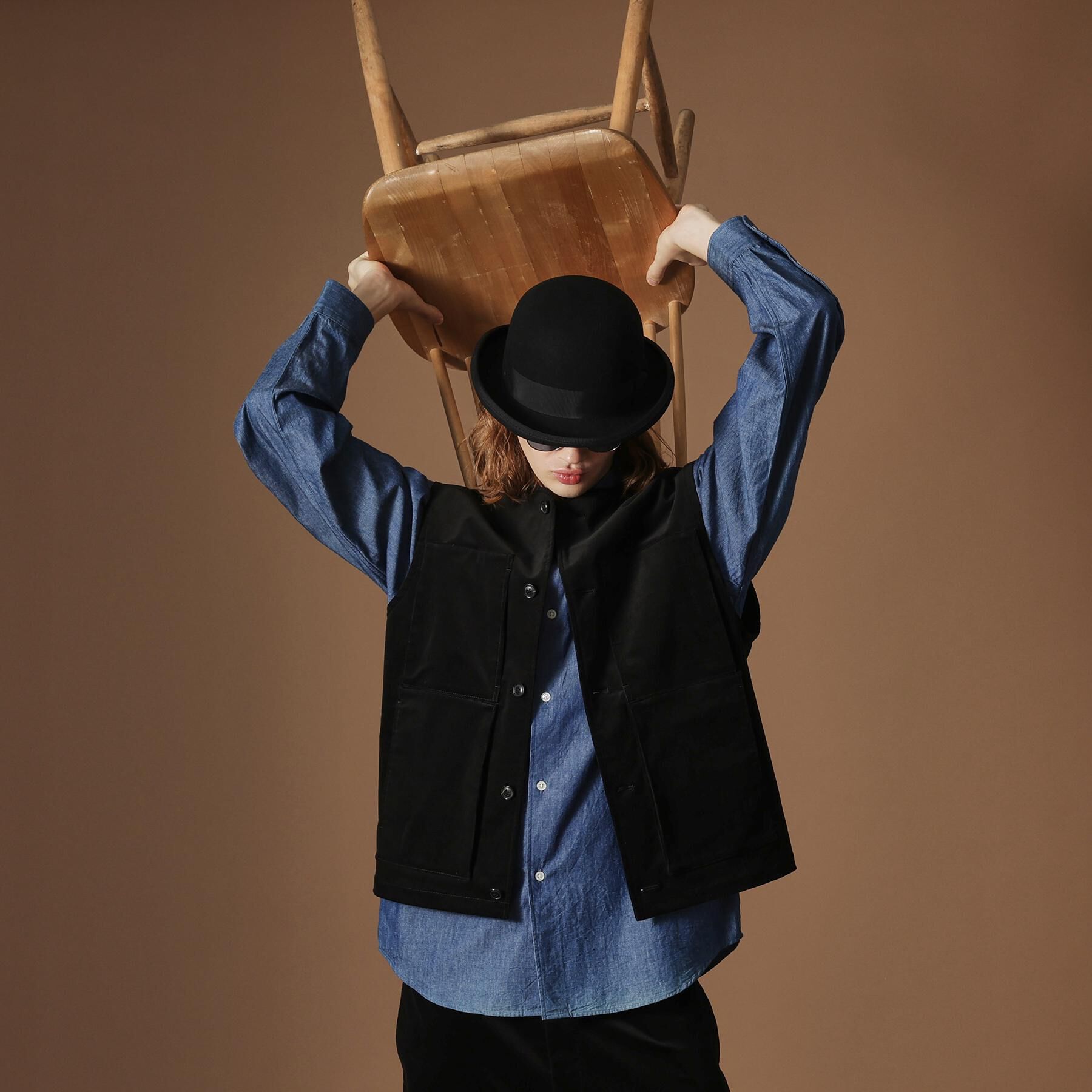 40CARATS&525「【Sサイズ～】コーデュロイ4パッチポケットヴェスト」|ベスト・ジレ|