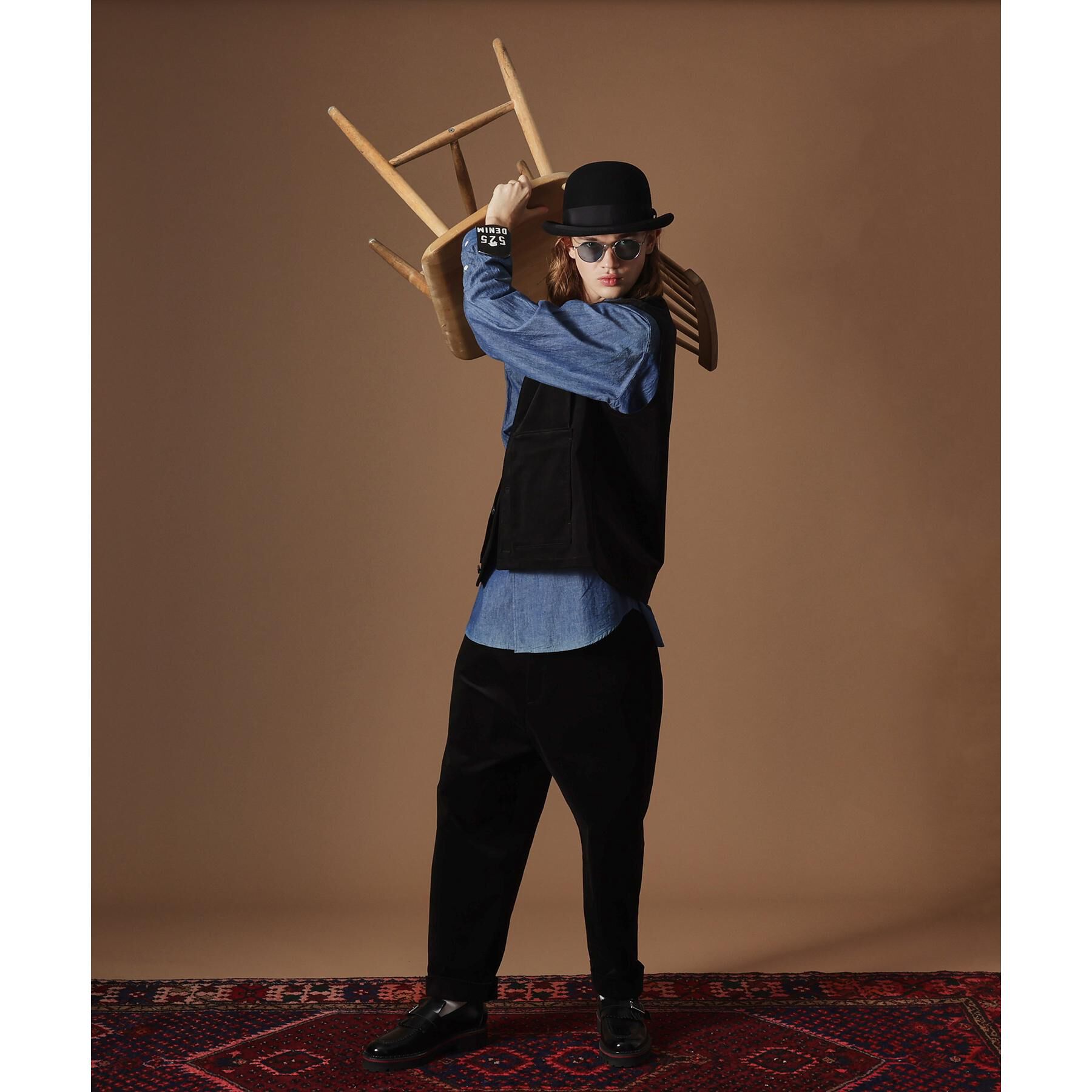 40CARATS&525「【Sサイズ～】コーデュロイ4パッチポケットヴェスト」|ベスト・ジレ|