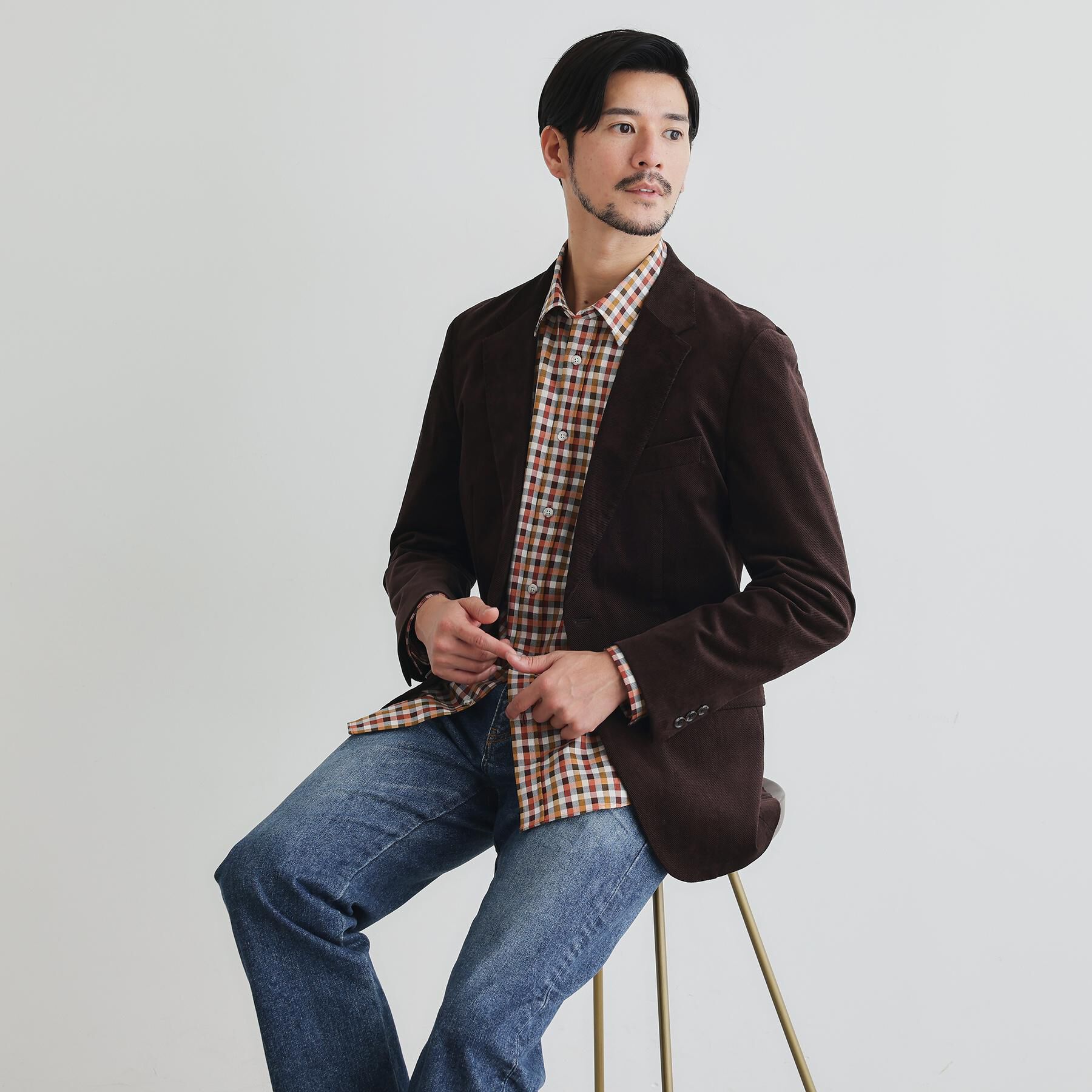 TAKEO KIKUCHI「【Sサイズ～】ストレッチコーデュロイ ジャケット」|テーラードジャケット|