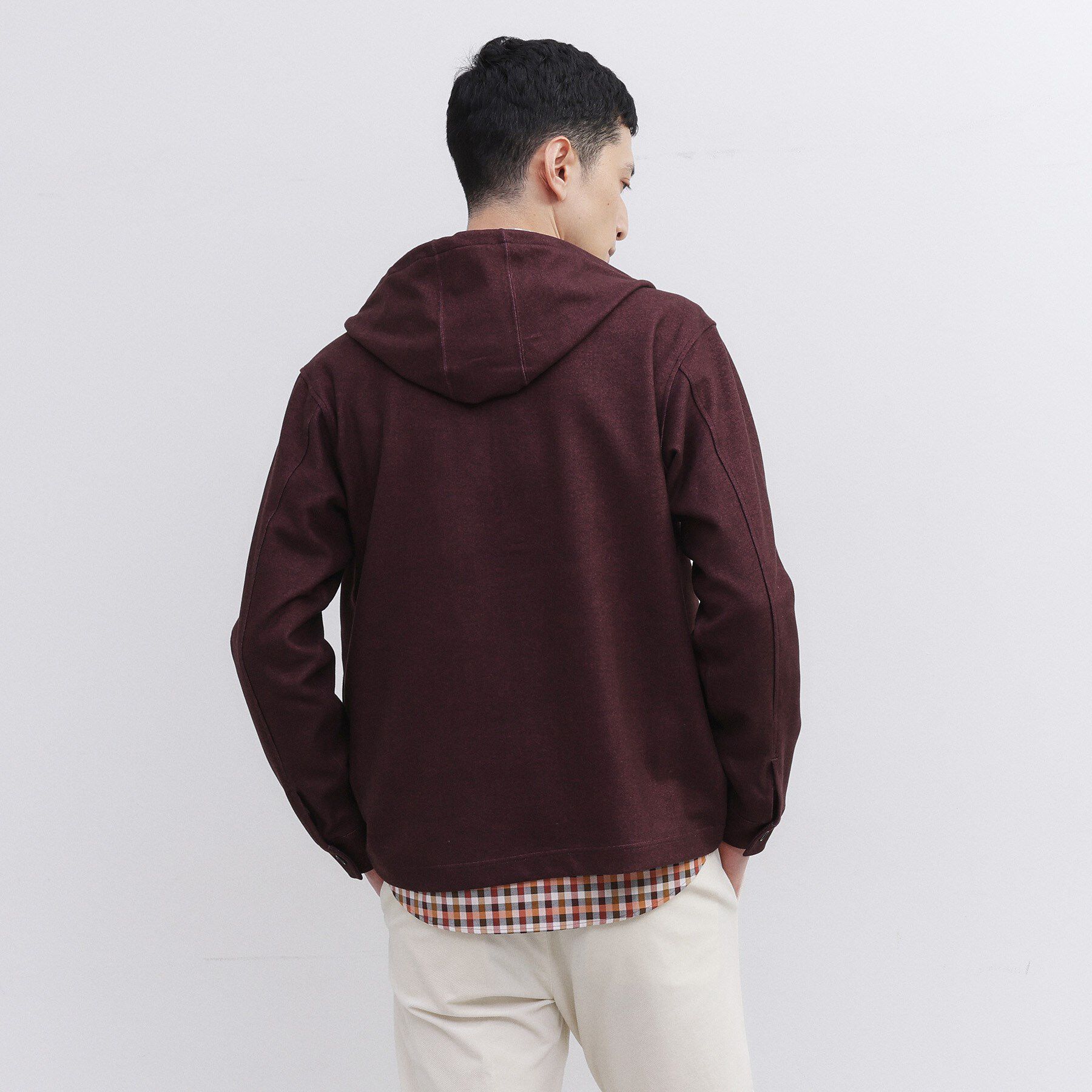 TAKEO KIKUCHI「【JUST ONE LAYER】ダウンファブリックZIPパーカー」|パーカー|