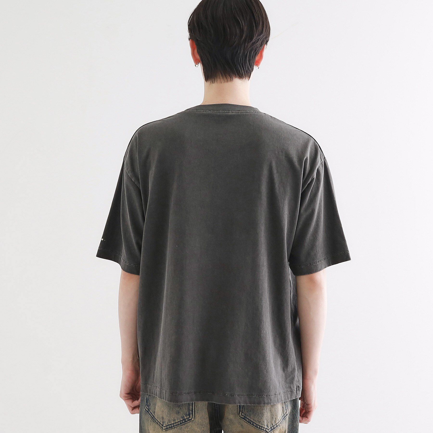 tk.TAKEO KIKUCHI「ヴィンテージライクスタッズTシャツ」|Tシャツ・カットソー|