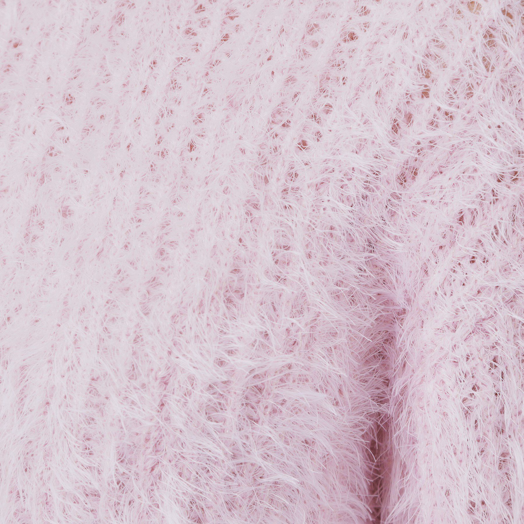 index「透かし編みショートフェザーニット【洗濯機OK】」|ニット・セーター|