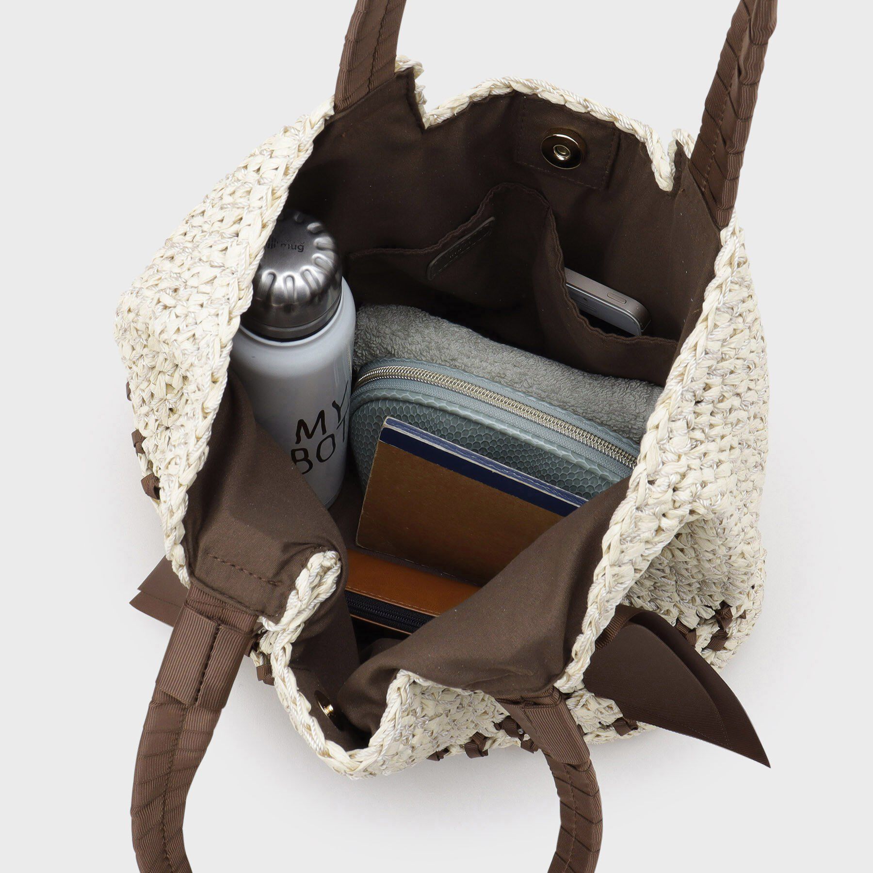 index「ペーパーヤーンリボンハンドルA4トート」|トートバッグ|