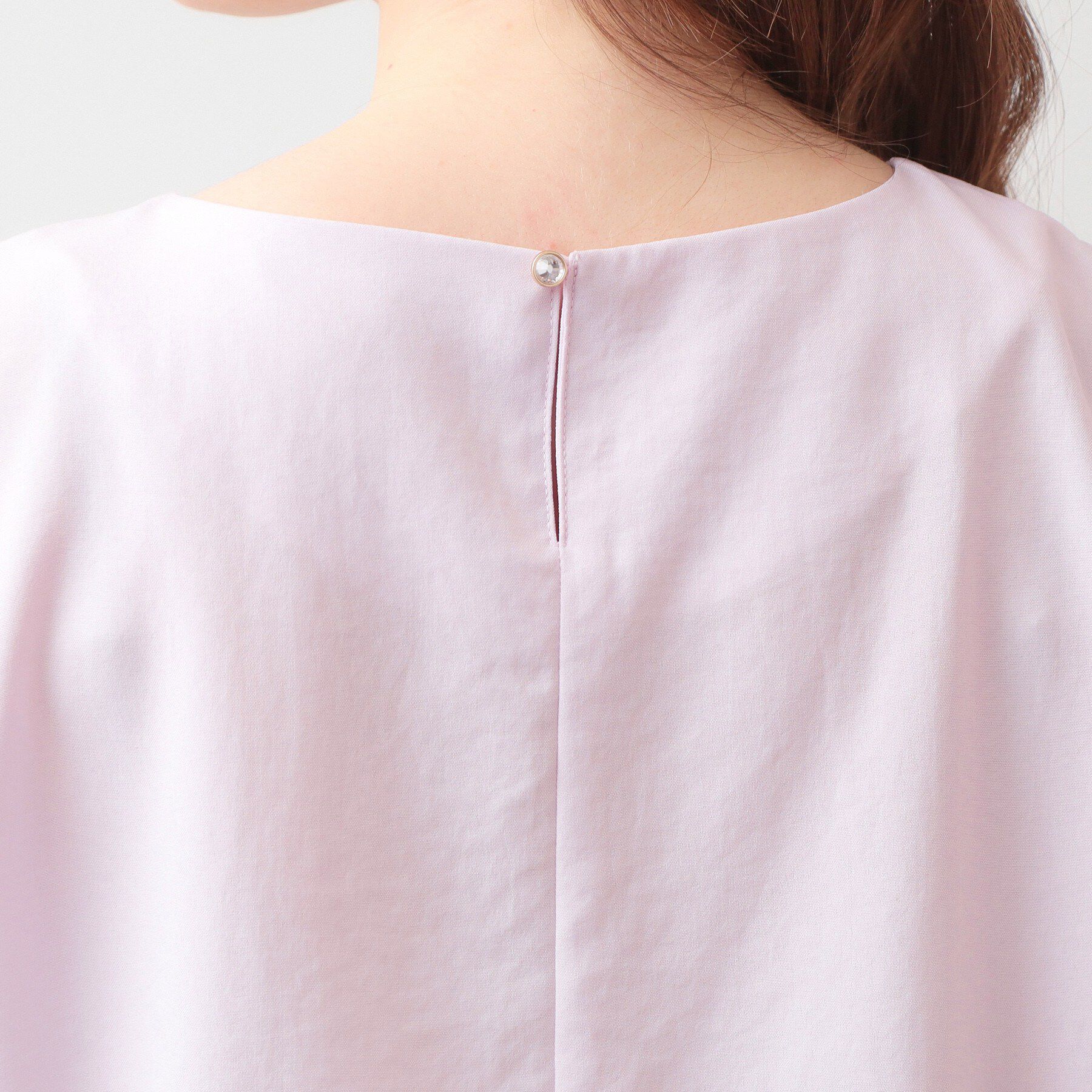 index「接触冷感タックパフスリーブブラウス【吸水速乾/防シワ/イージーアイロン/洗濯機OK】《XS～3L/6」|シャツ・ブラウス|