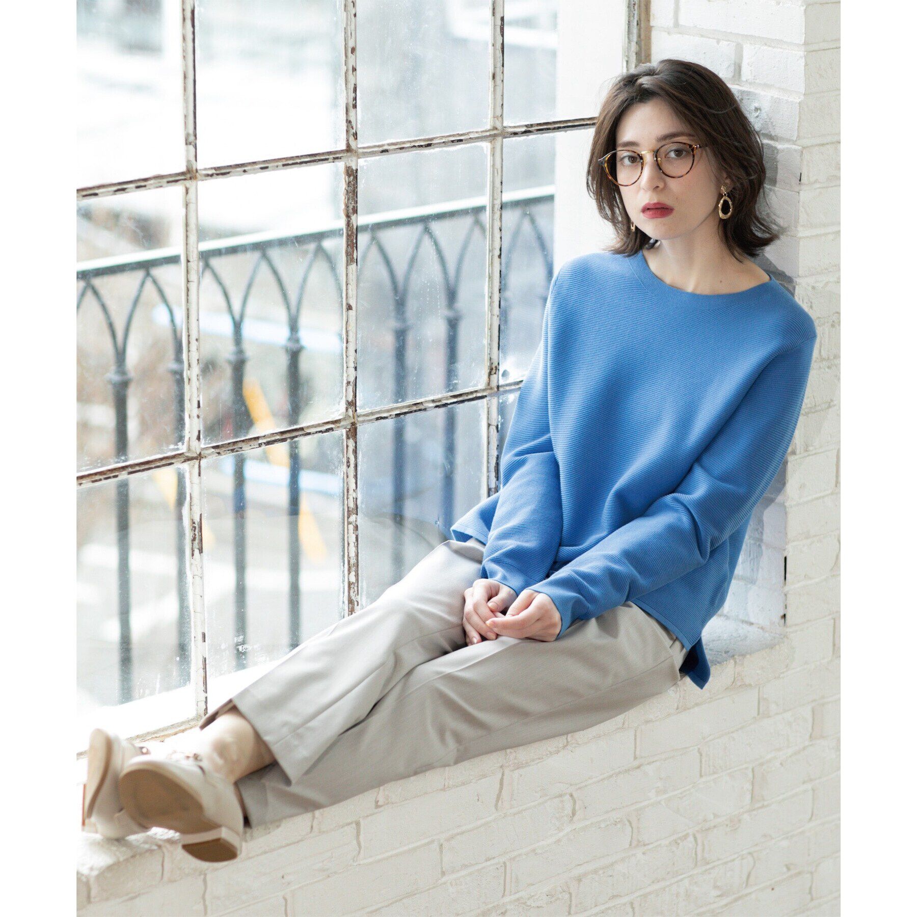 OPAQUE.CLIP「美脚ストレッチテーパードパンツ【洗濯機洗い可】」|その他|