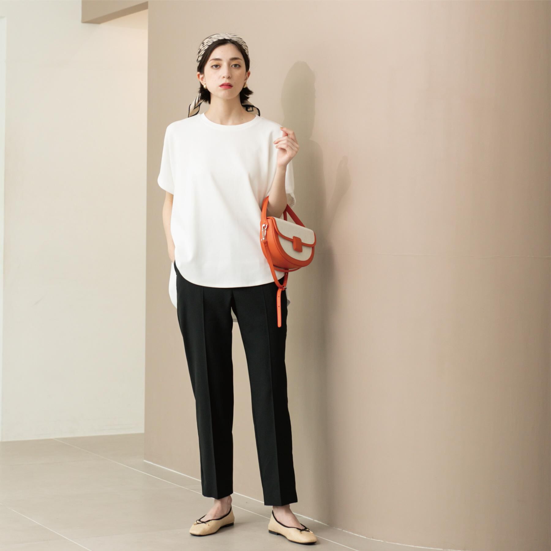 OPAQUE.CLIP「リラクシードルマンスリーブトップス【UV/吸水速乾/洗濯機洗い可】」|Tシャツ・カットソー|