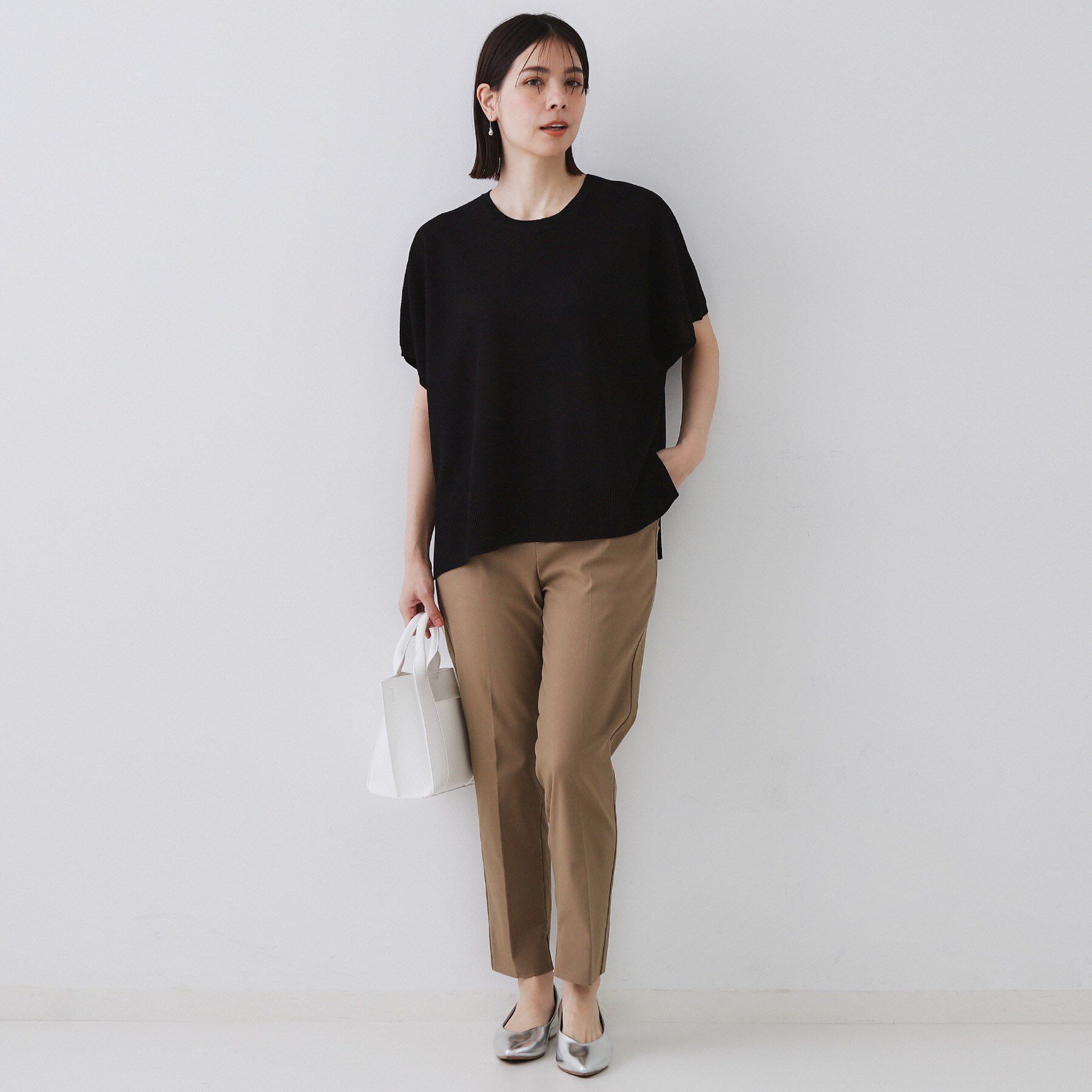 OPAQUE.CLIP「《S-LLサイズ》ハイストレッチスティックパンツ【洗濯機洗い可/接触冷感】」|その他|